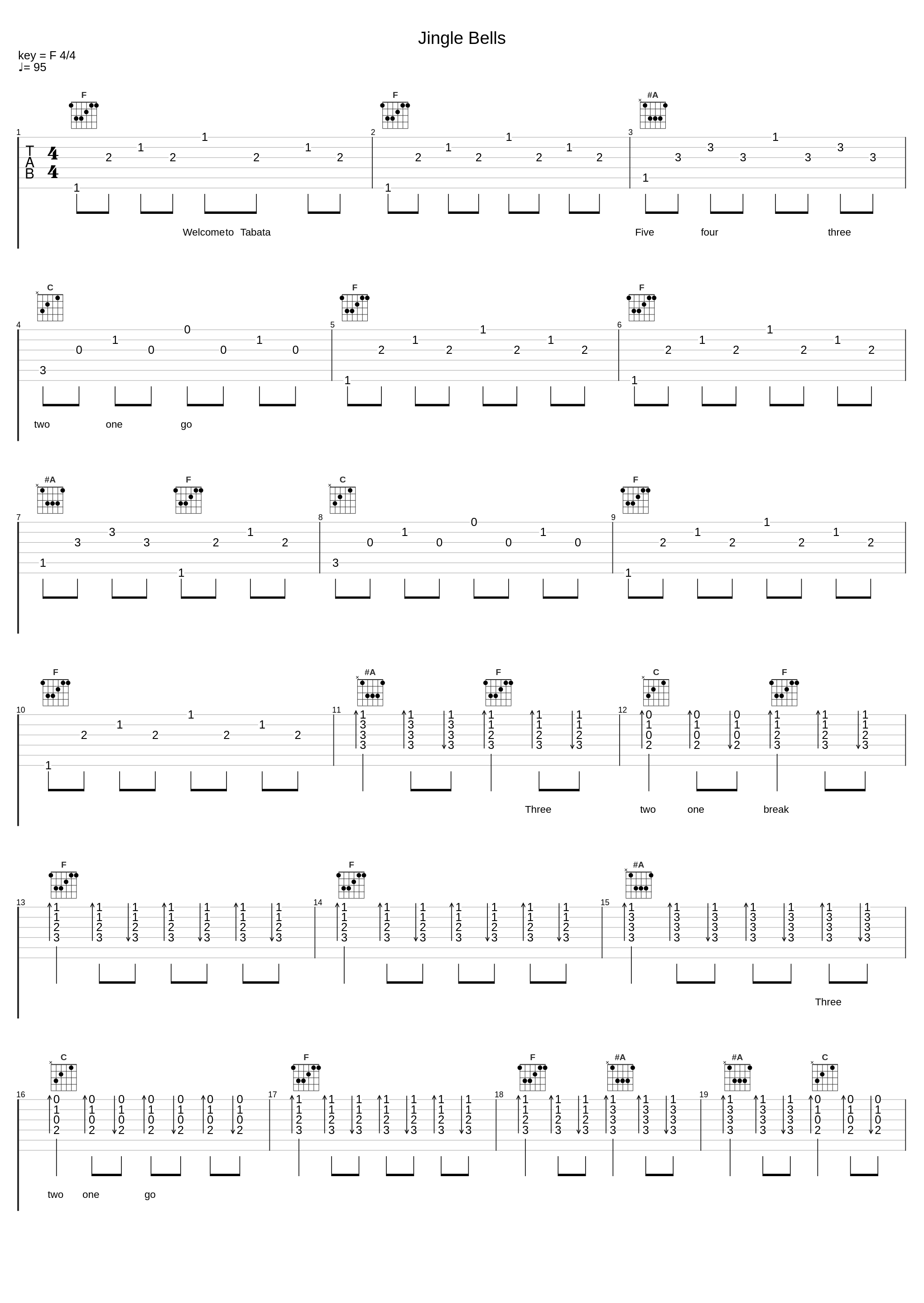 Jingle Bells_Tabata Music_1