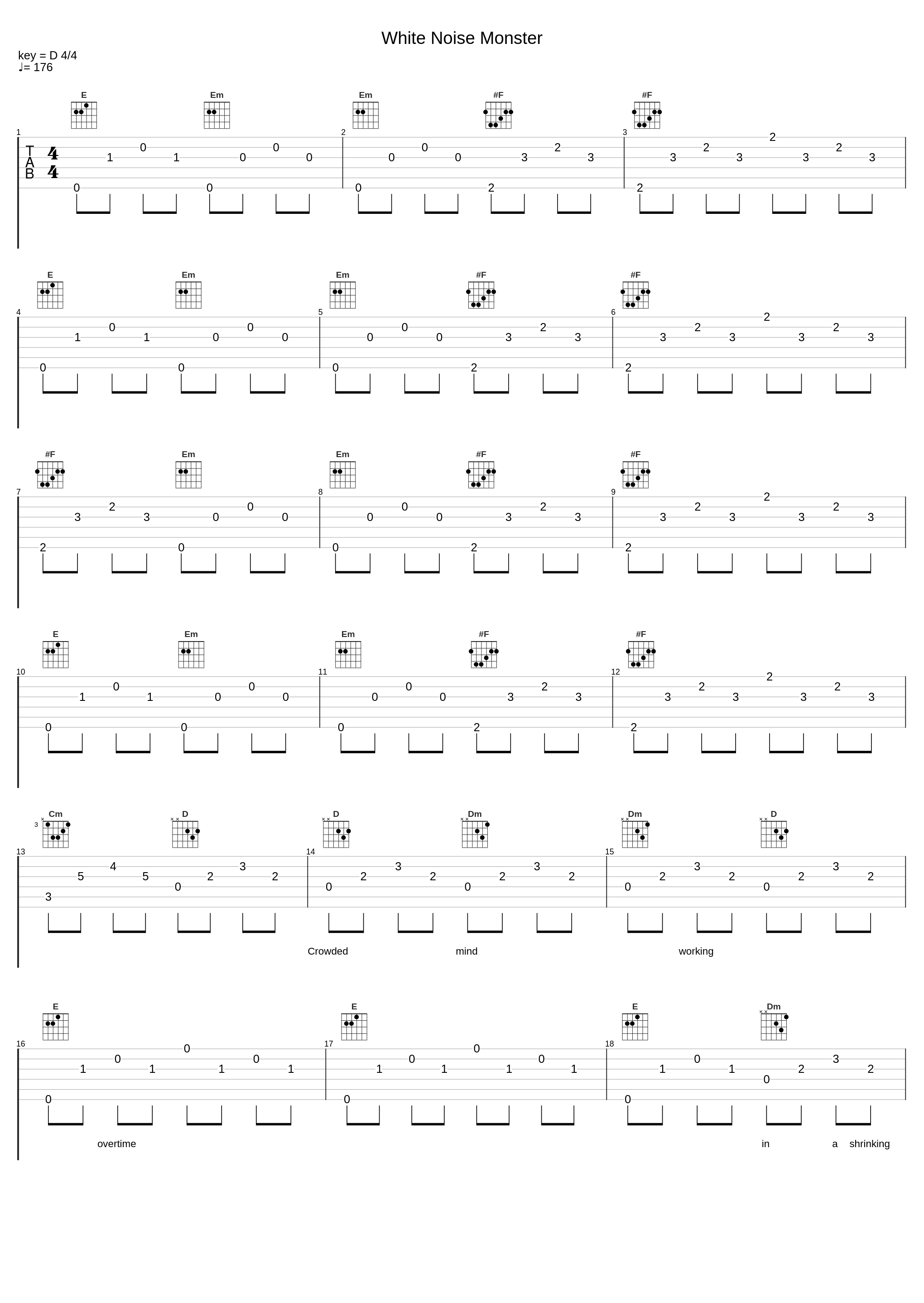 White Noise Monster_Arcturus_1