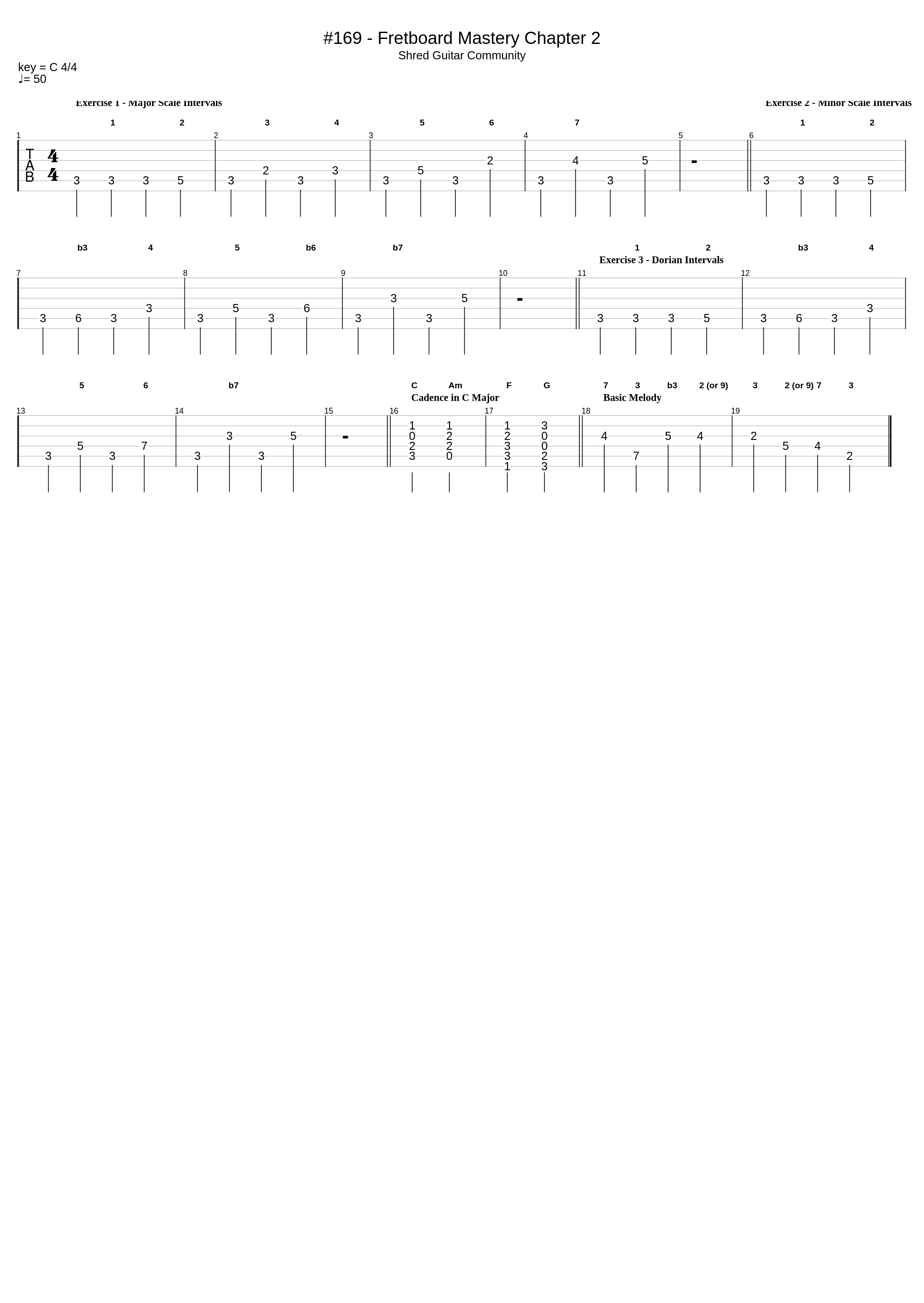 #169 - Fretboard Mastery Chapter 2_Bernth_1