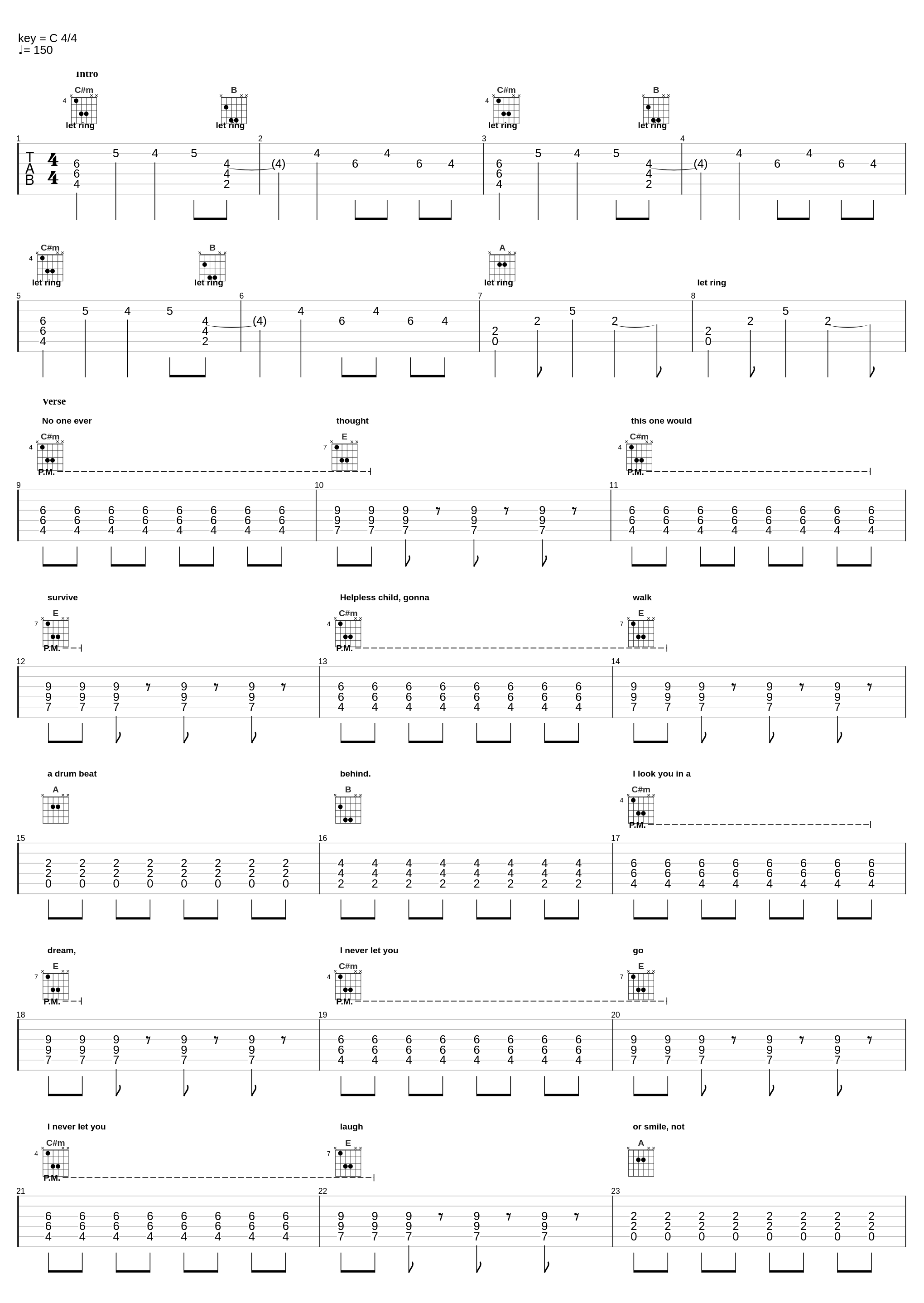 Ramones - Poison Heart (my version for a guitar)_Unknown_1