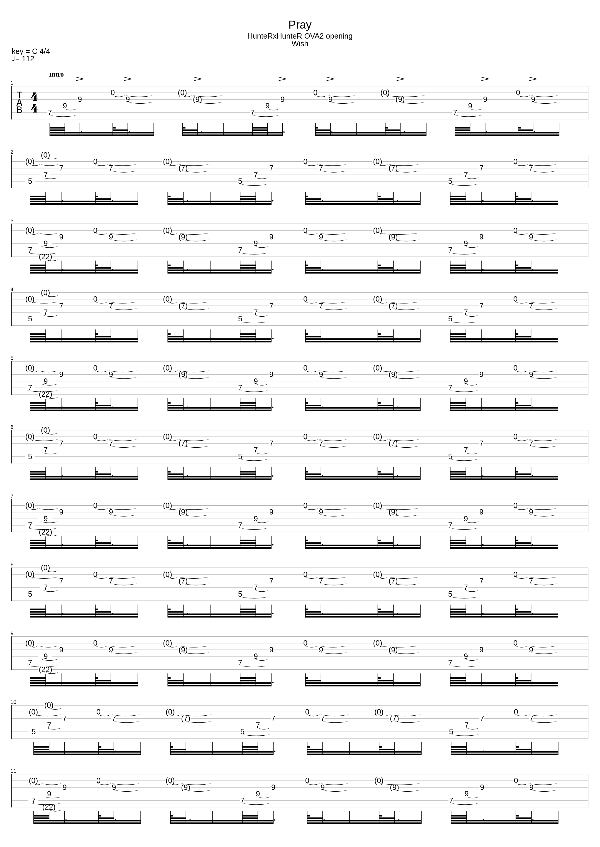 Pray (Hunter X Hunter 1999 OST)_Wish_1