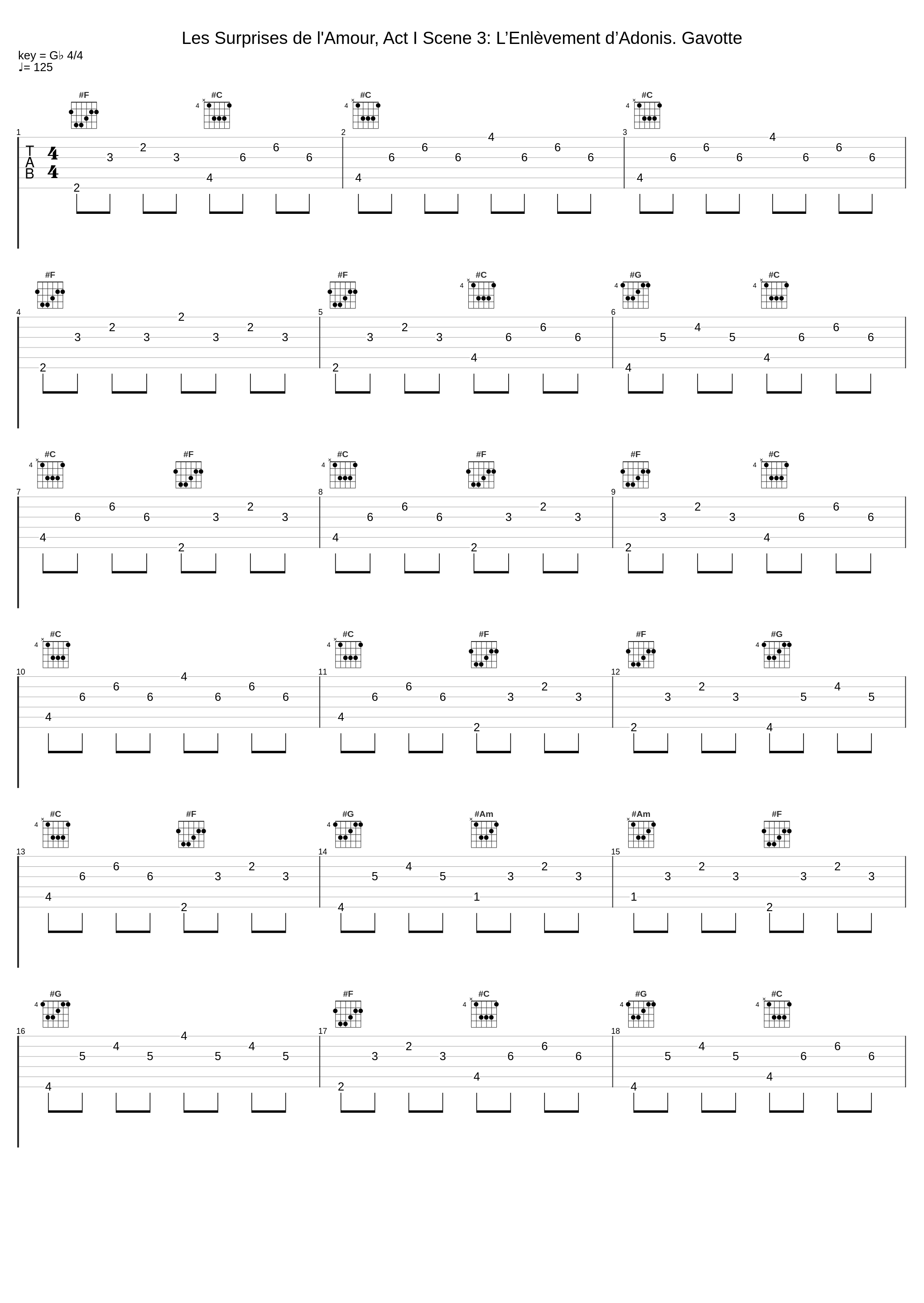 Les Surprises de l'Amour, Act I Scene 3: L’Enlèvement d’Adonis. Gavotte_Amel Brahim-Djelloul_1