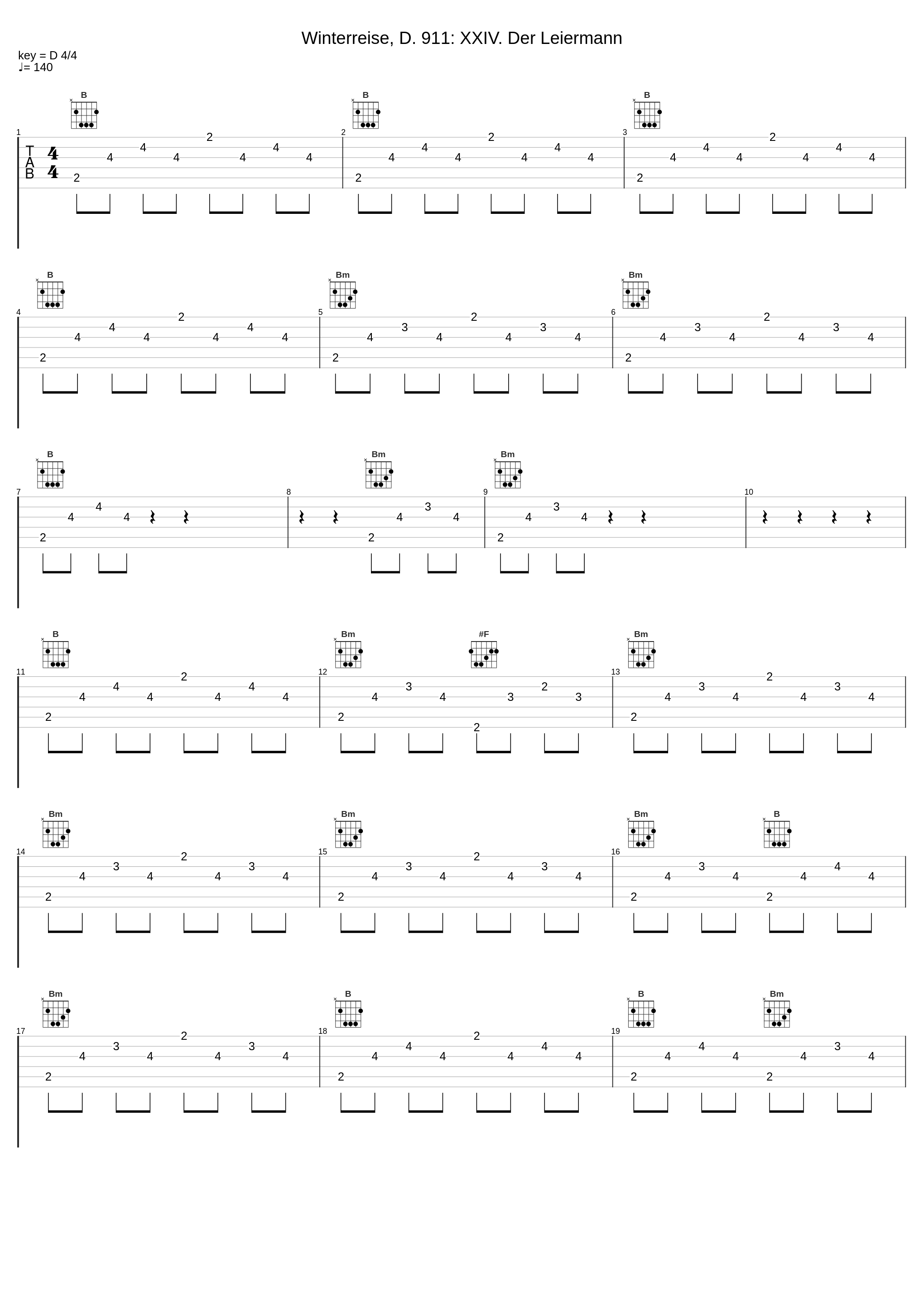 Winterreise, D. 911: XXIV. Der Leiermann_Hans Jörg Mammel,Arthur Schoonderwoerd,Franz Schubert,Wilhelm Müller_1