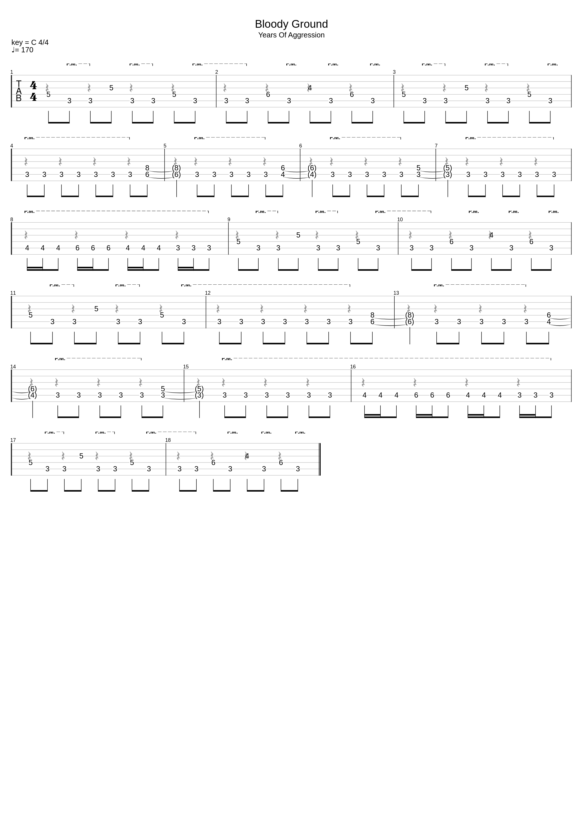 Bloody Ground Solo in equal temperments_Suicidal Angels_1