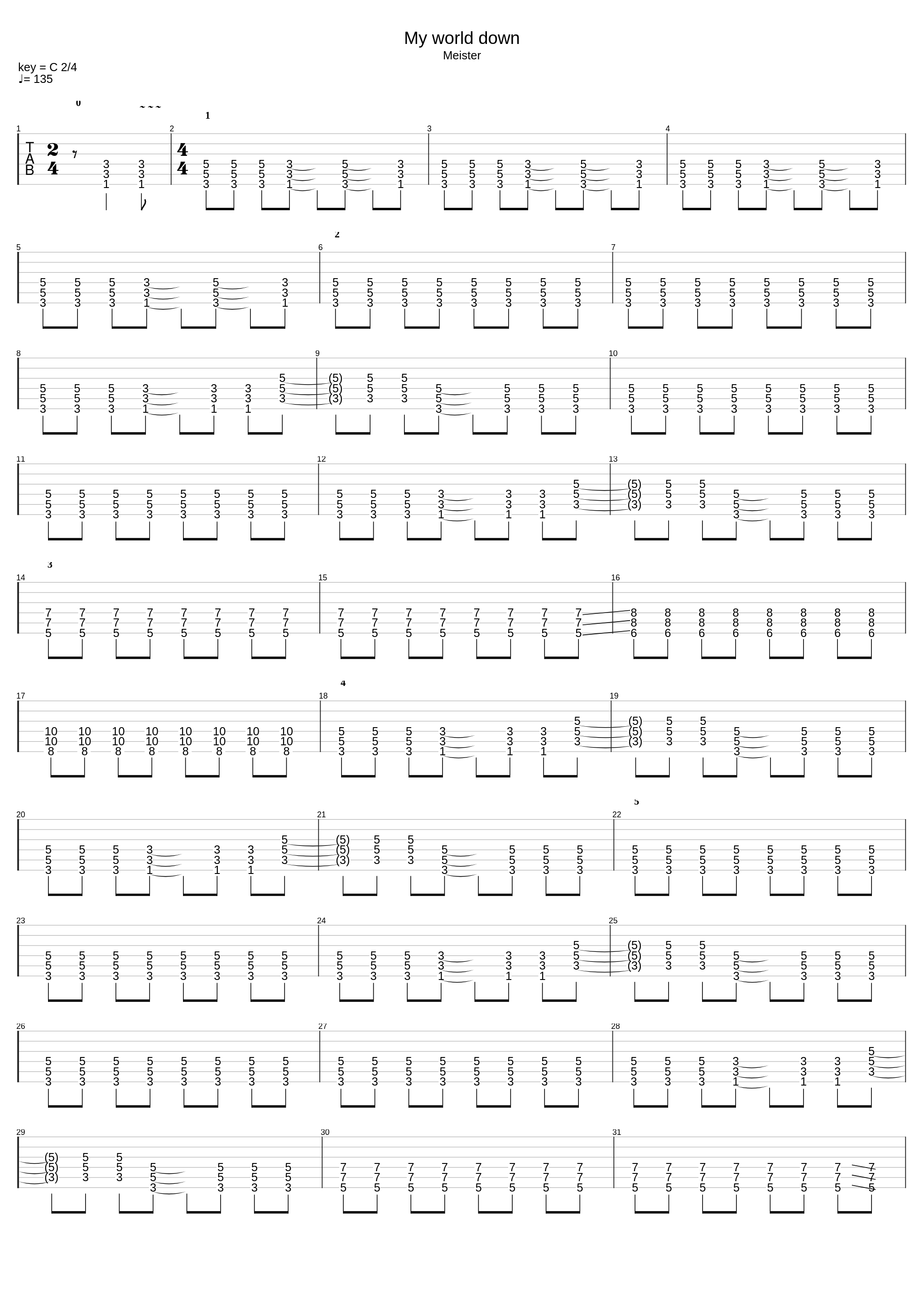My World Down_Meister_1