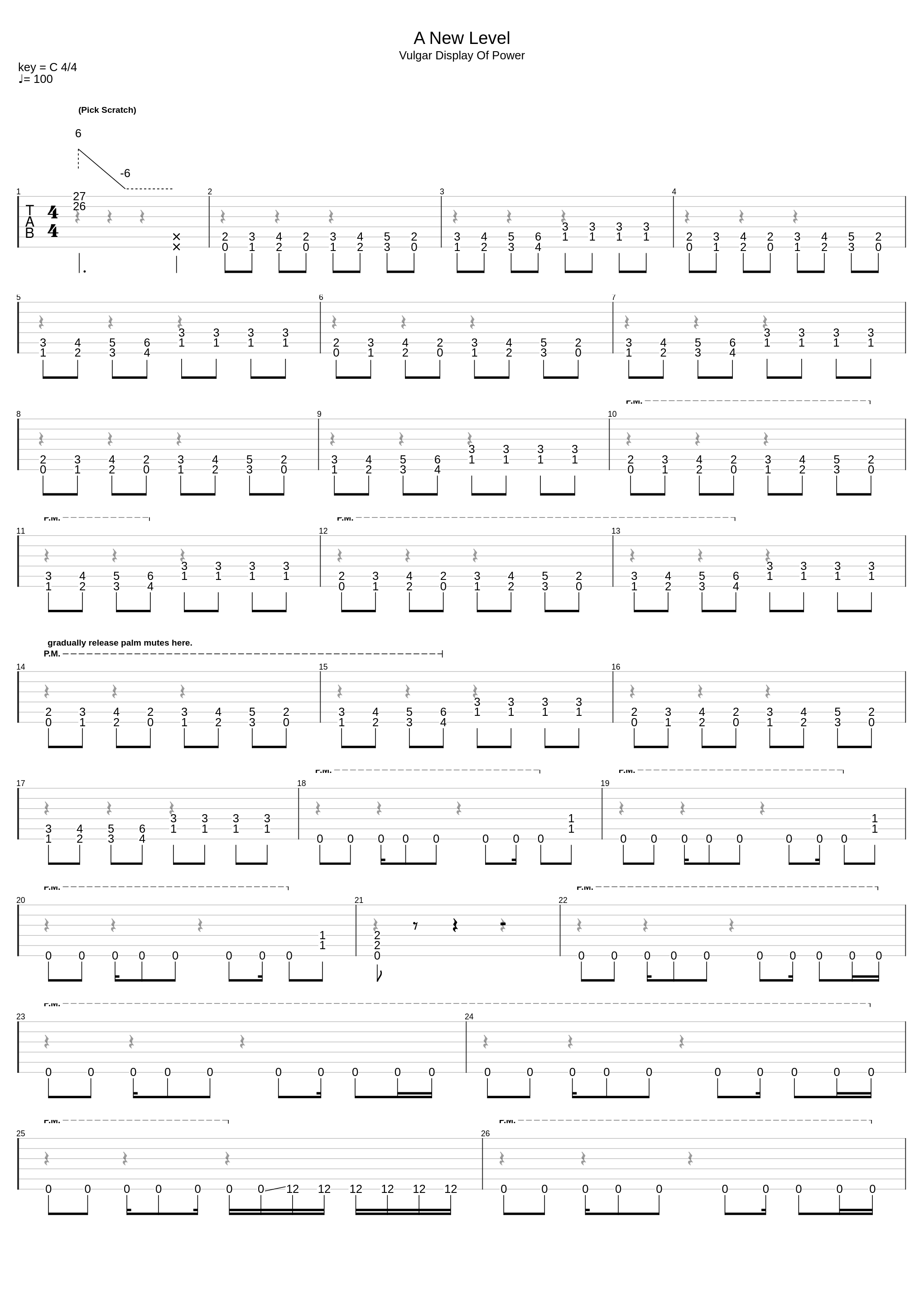 A New Level / Walk - Baritone_Pantera_1