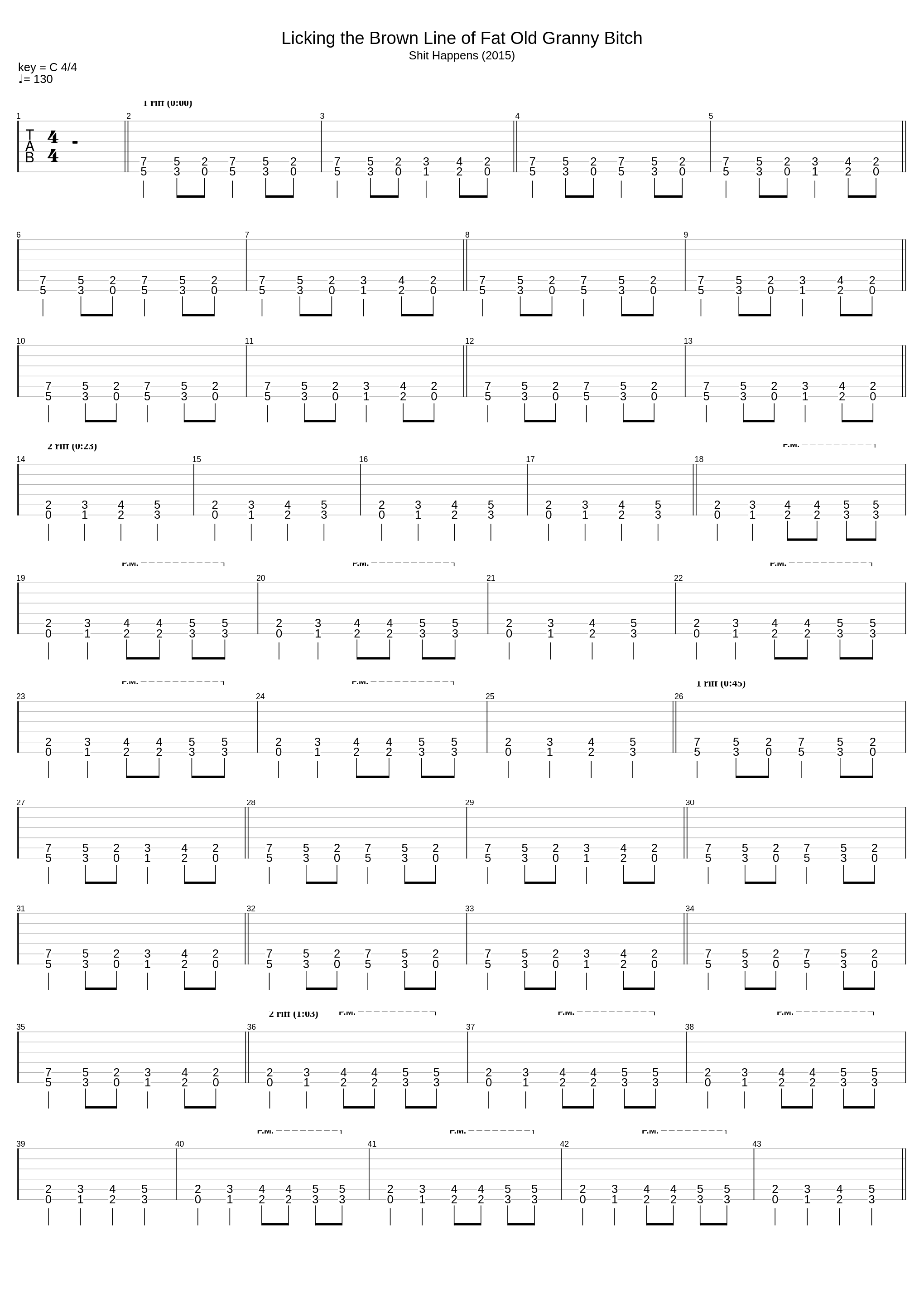 Licking The Brown Line Of Fat Old granny bitch_Gutalax_1