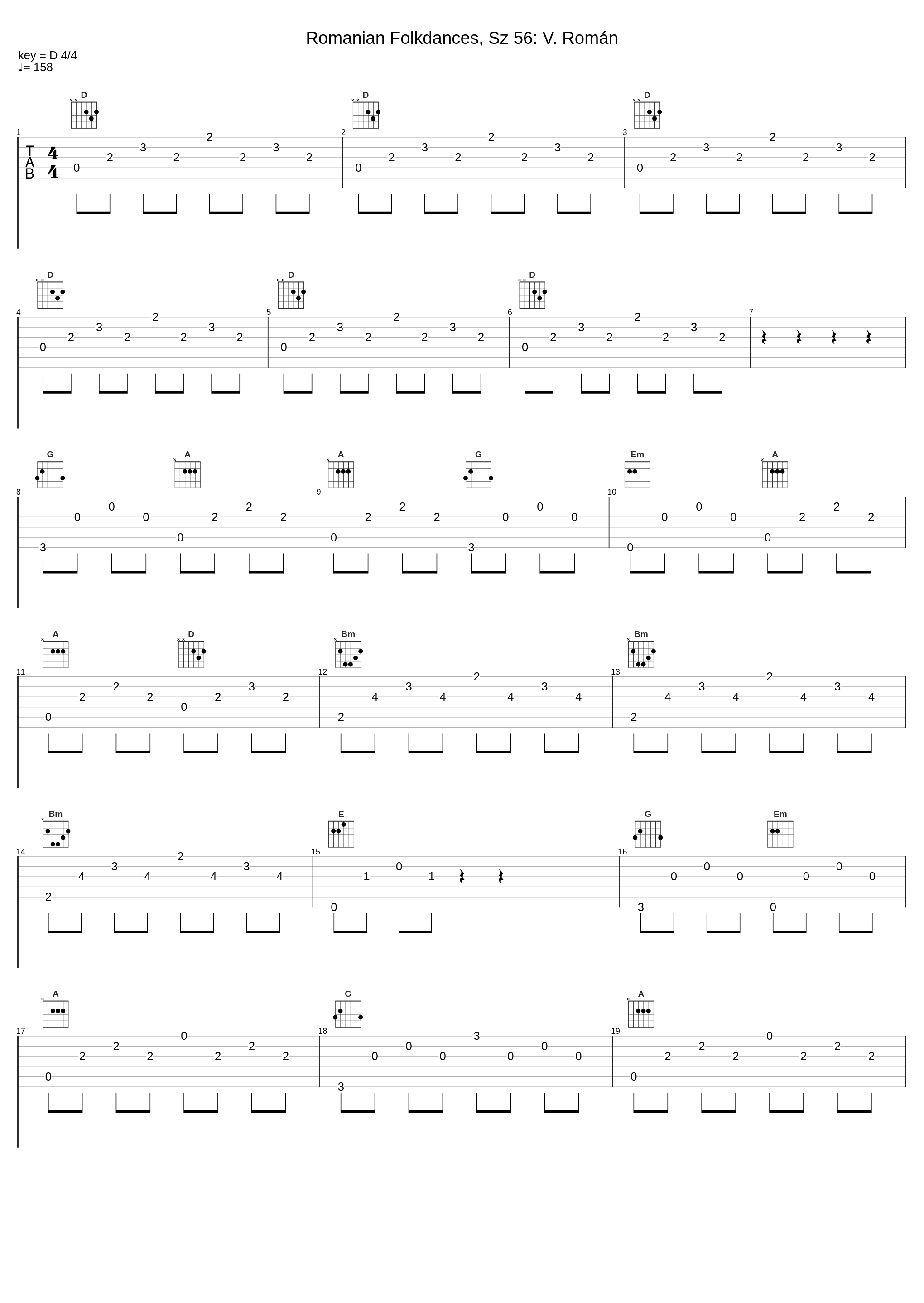 Romanian Folkdances, Sz 56: V. Román_Klara Würtz_1