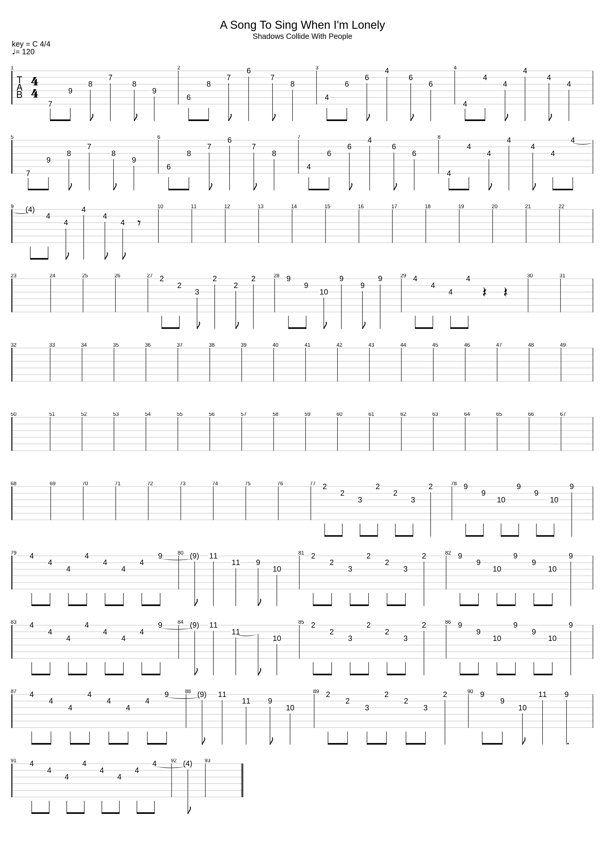 Song To Sing When I'm Lonely_John Frusciante_1