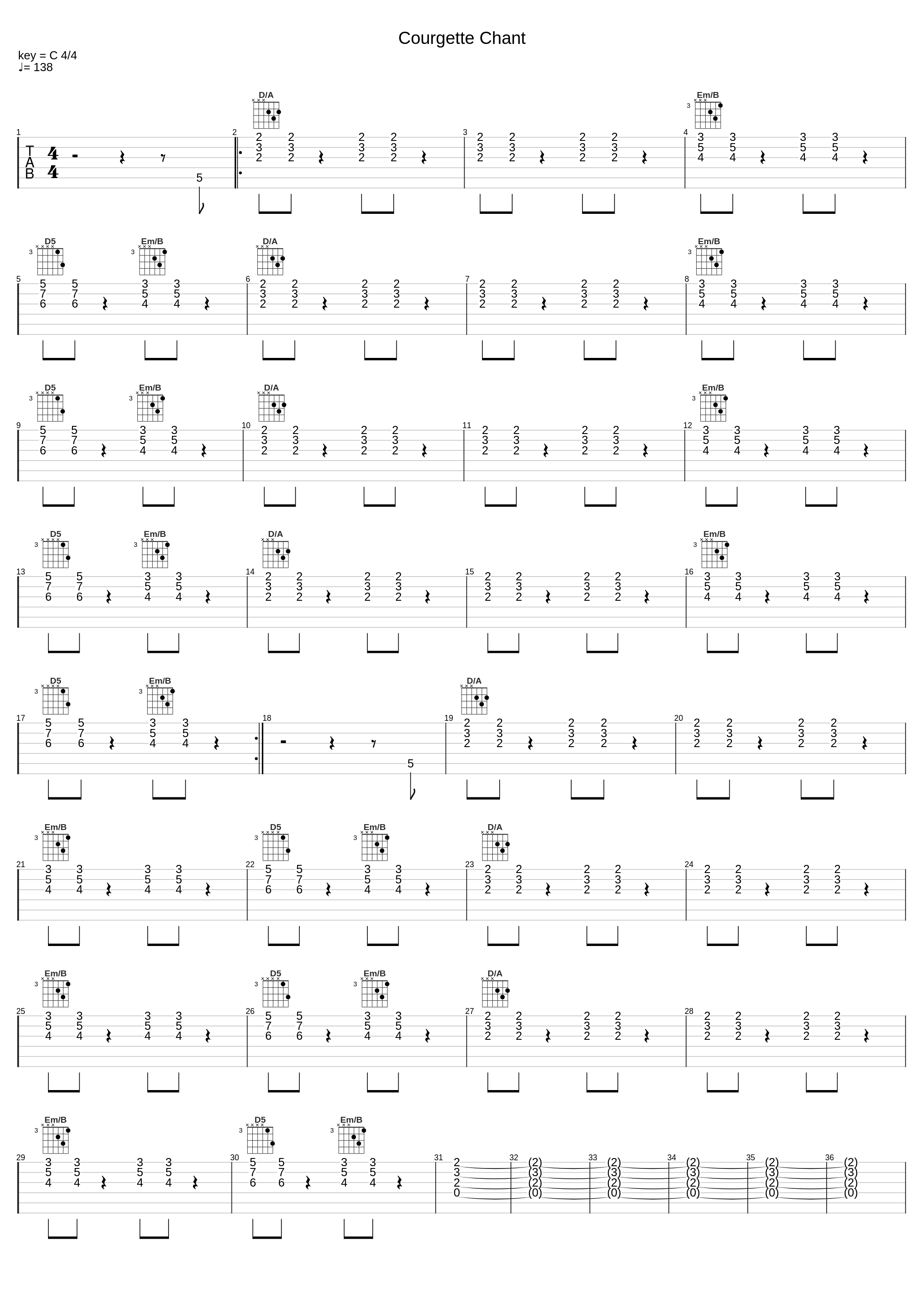 Courgette Chant_The Blackberries_1