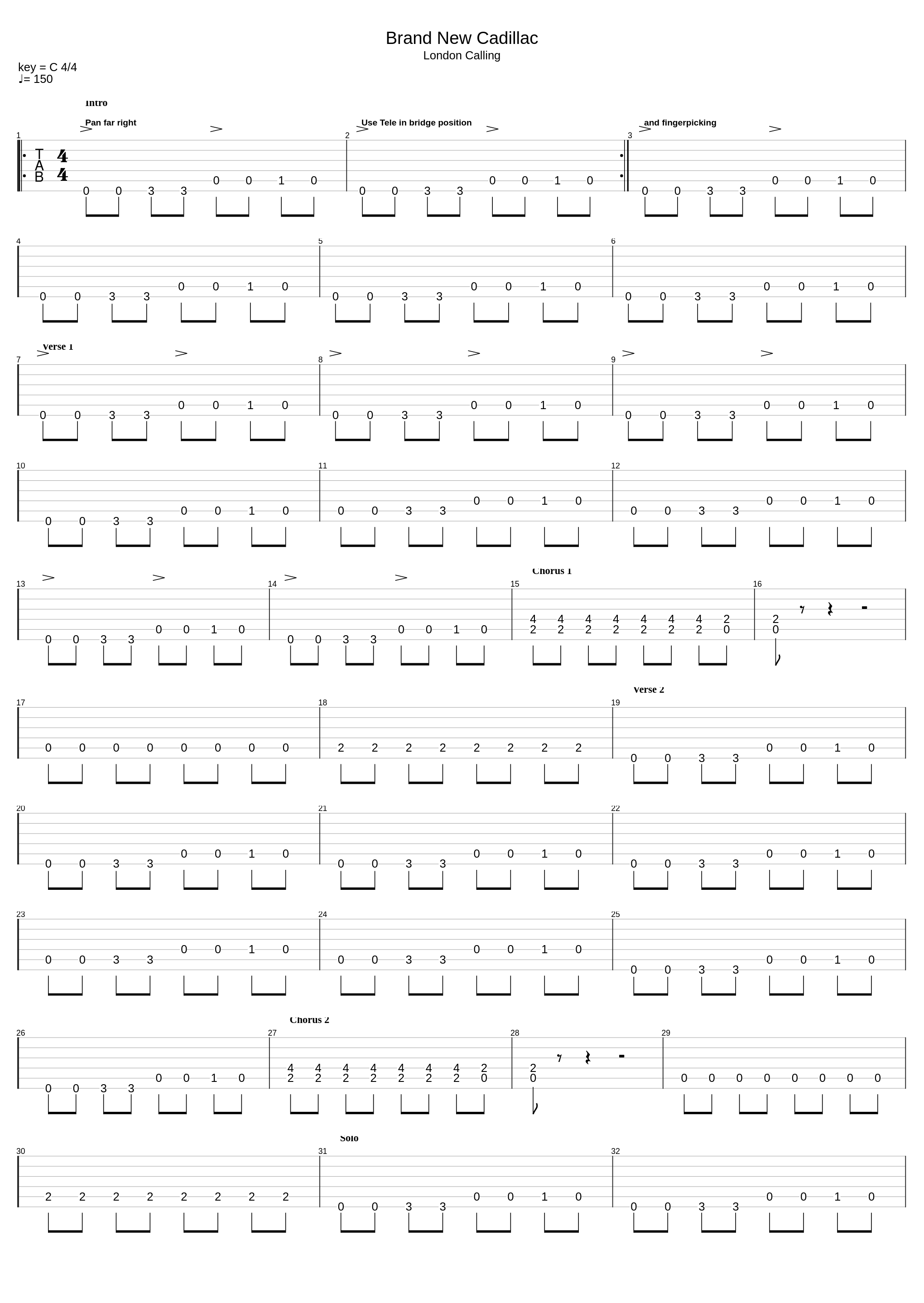 Brand New Cadillac_The Clash_1