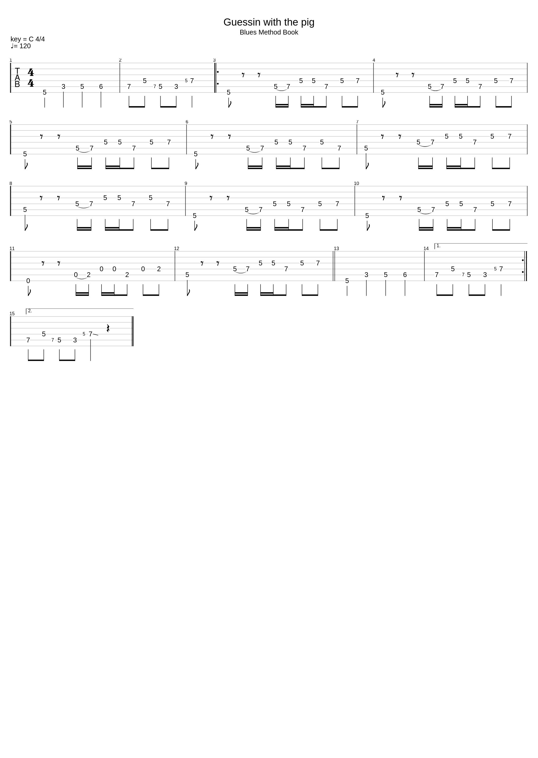 Guessin With The Pig_Blues Solo_1