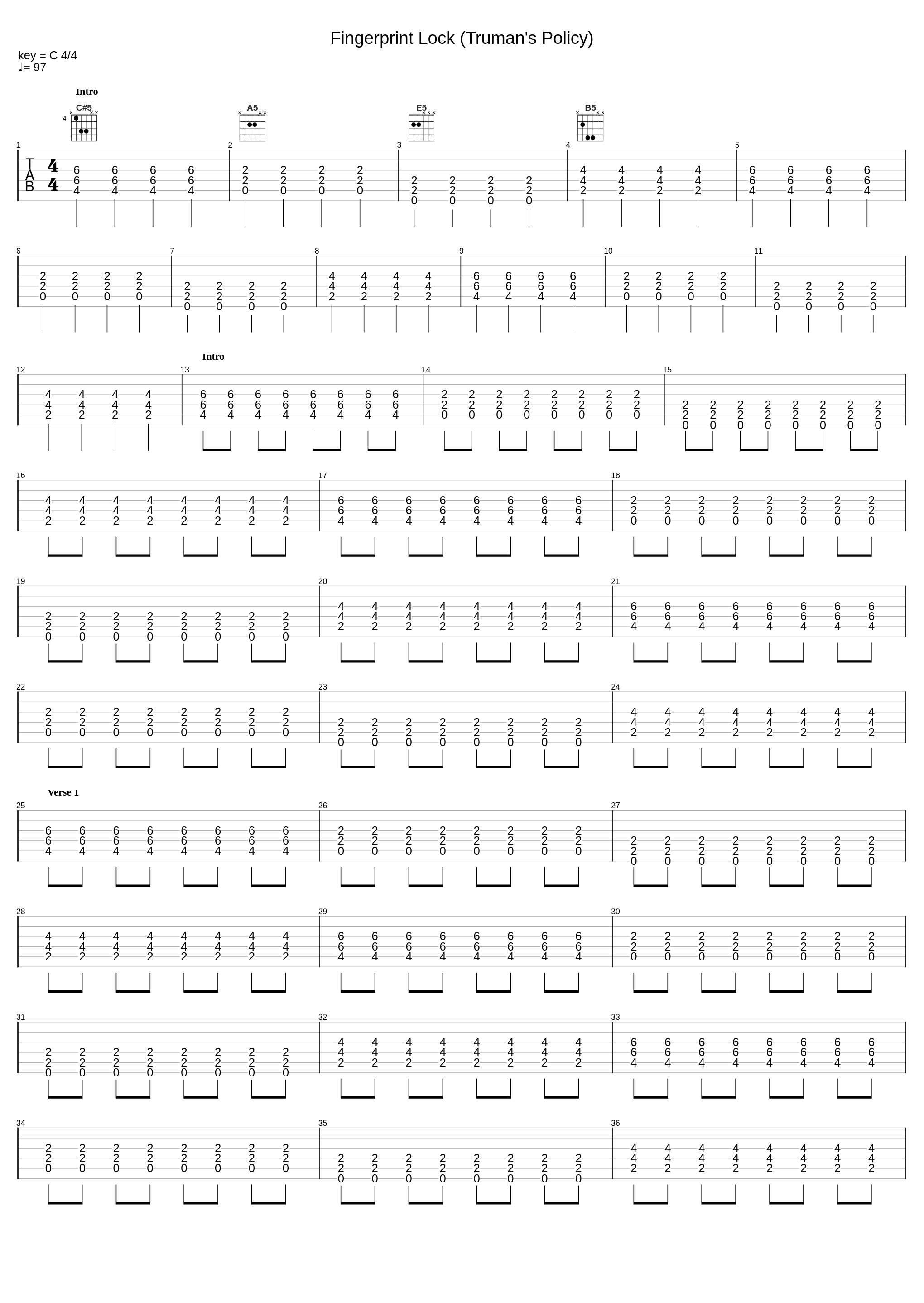 Fingerprint Lock (Truman's Policy)_Fortysevn_1