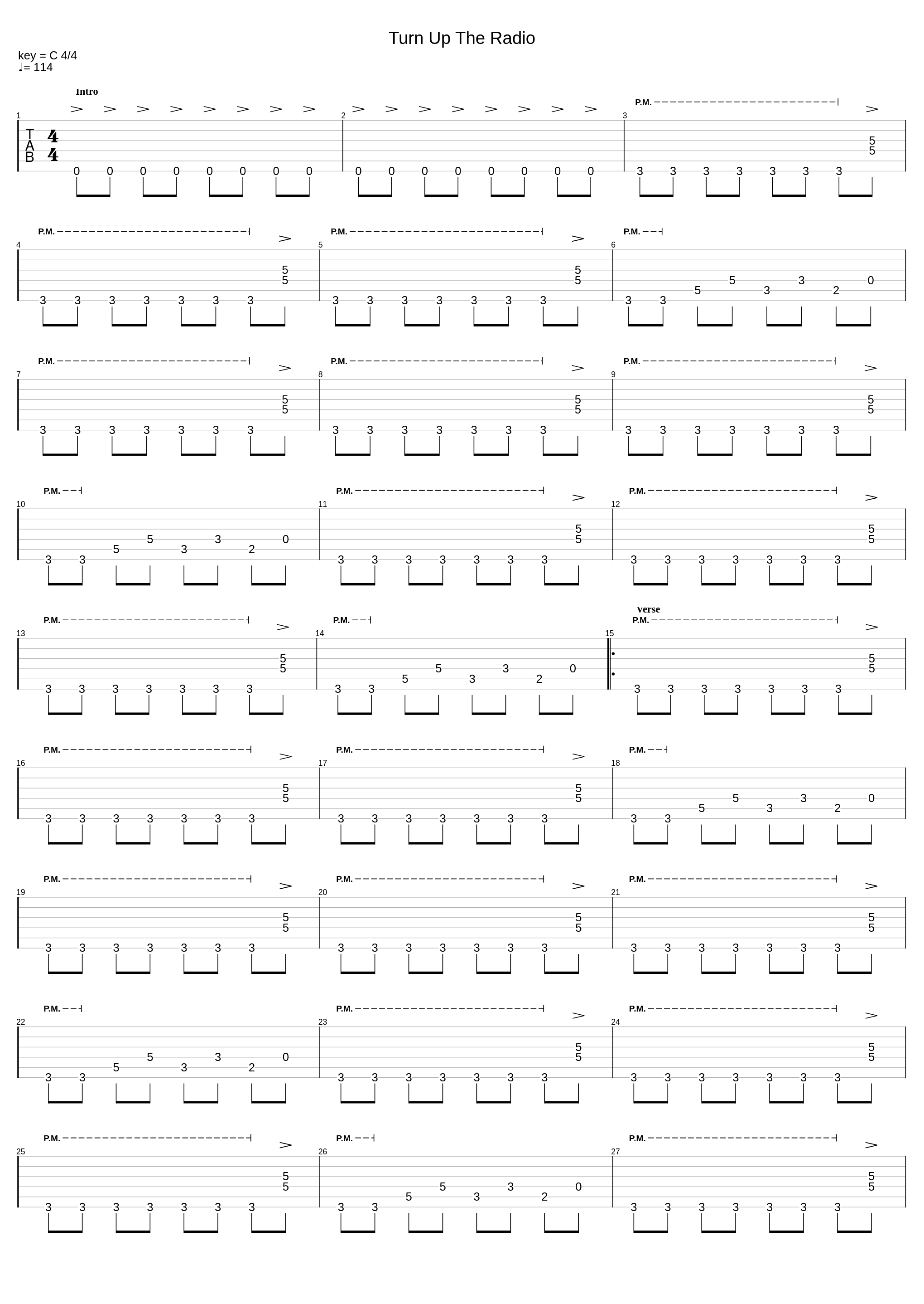 Turn Up The Radio_Autograph_1