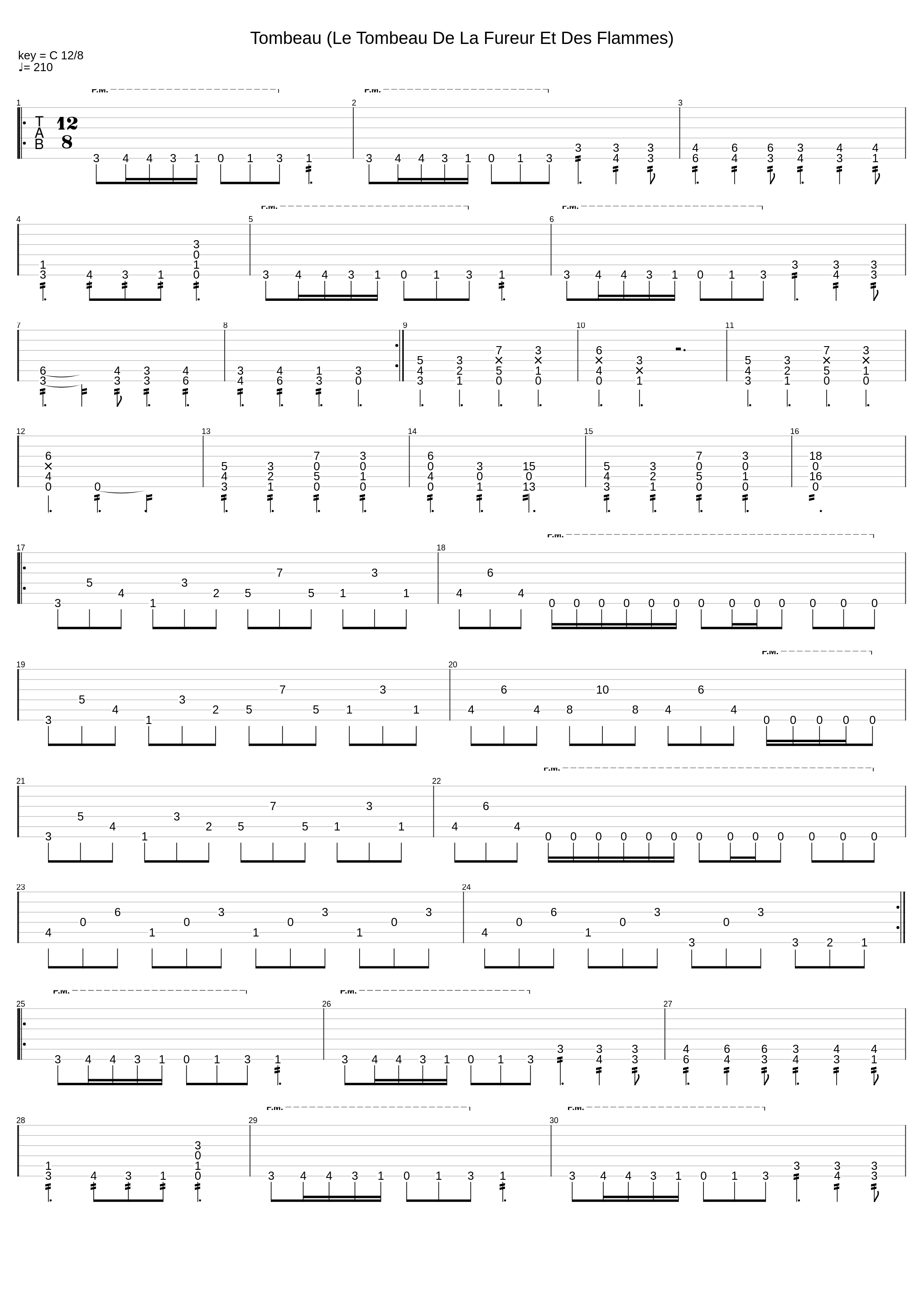 Tombeau (Le Tombeau De La Fureur Et Des Flammes)_Hate Eternal_1
