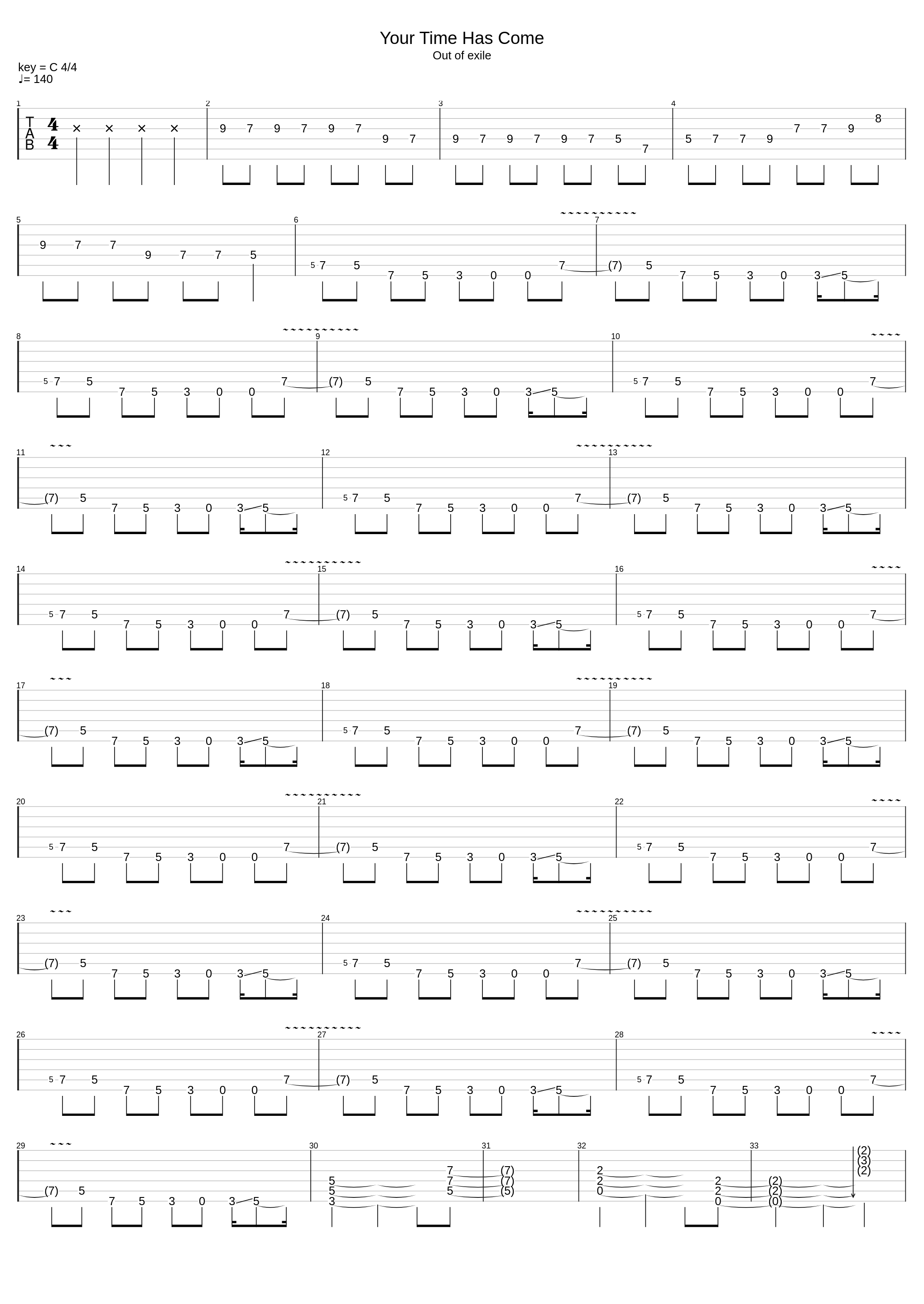 Your Time Has Come_Audioslave_1