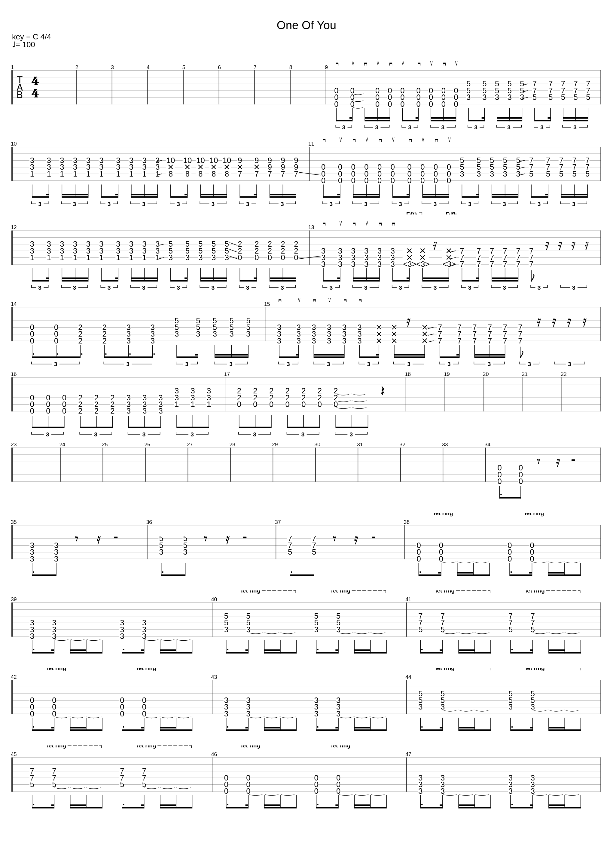 One Of You_Blank Signs_1