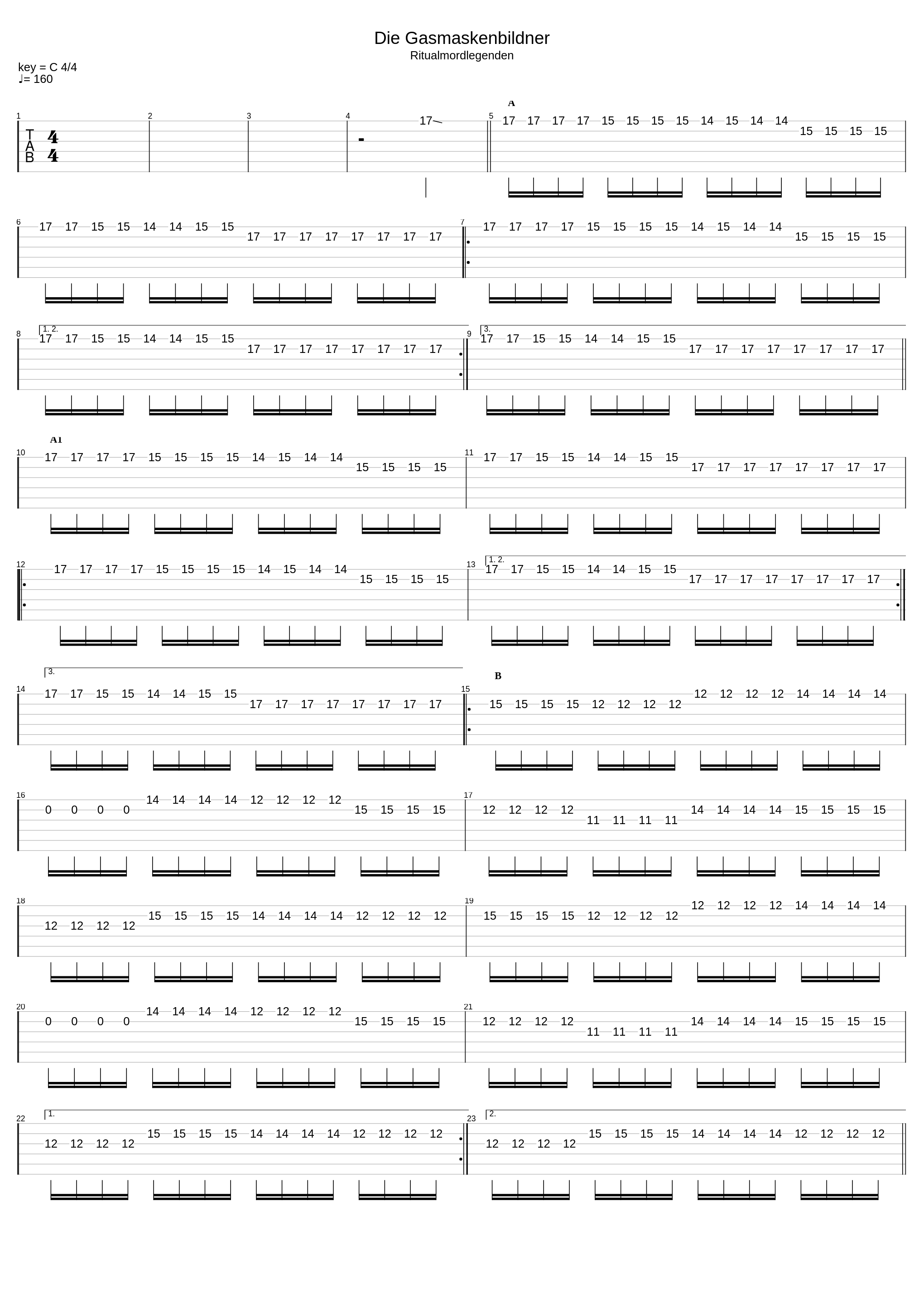 Die Gasmaskenbildner_Totale Vernichtung_1