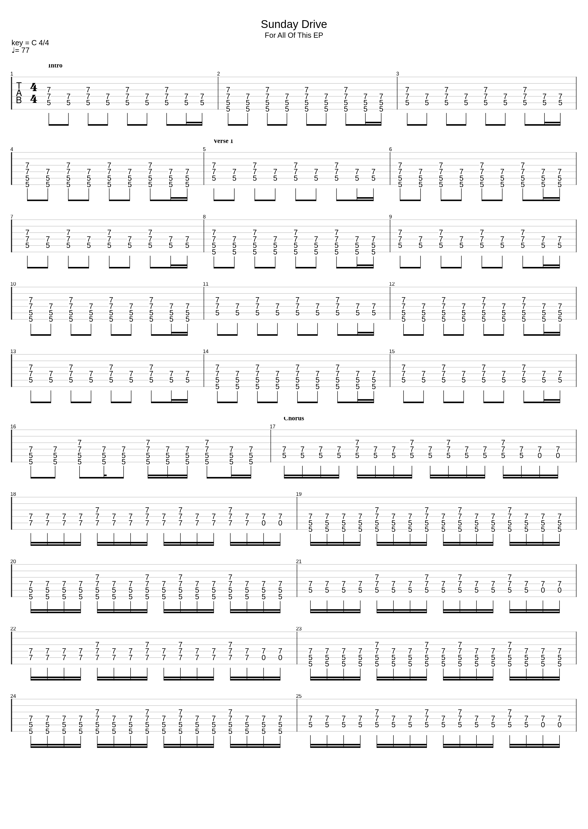 Sunday Drive_The Early November_1