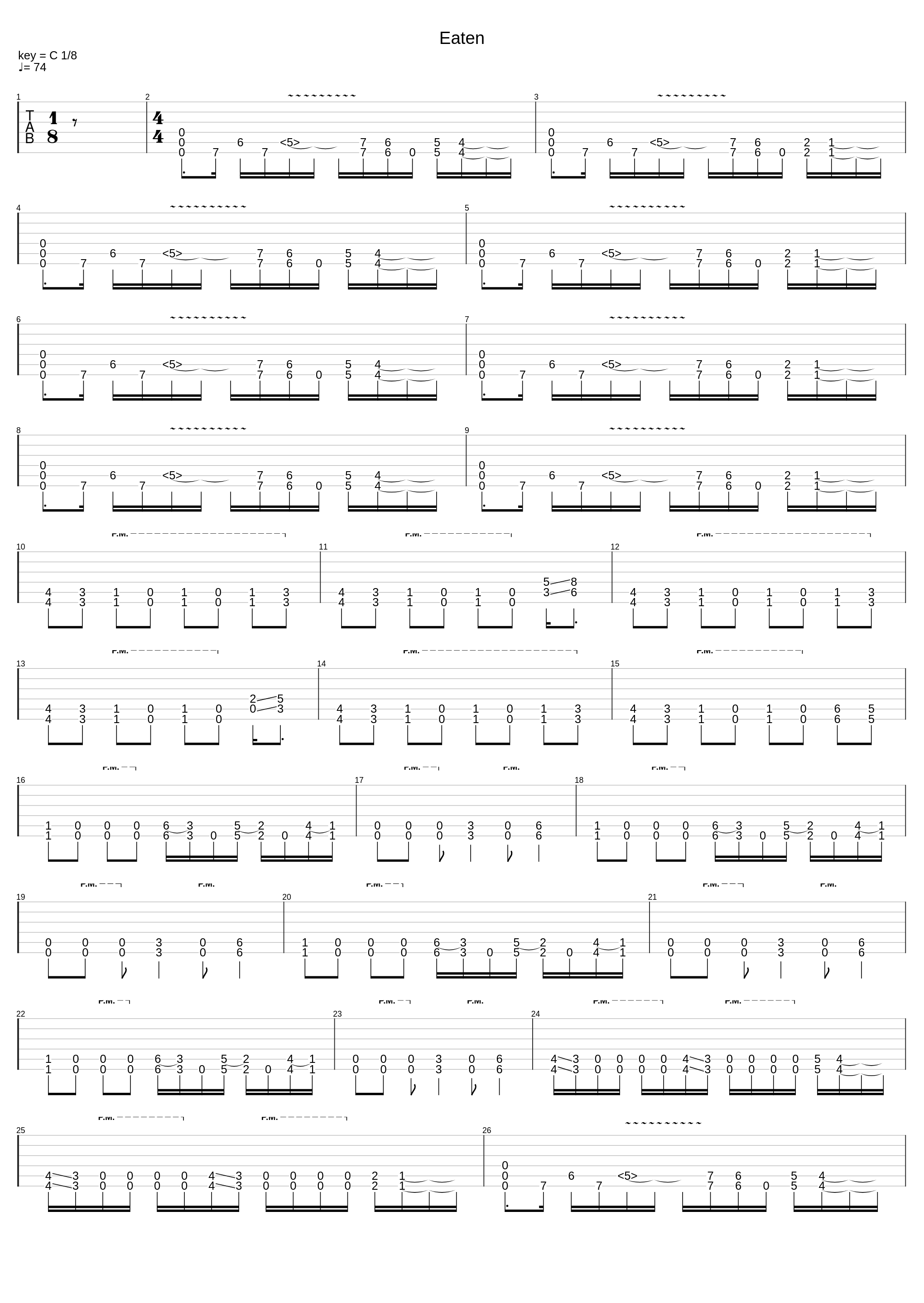 Eaten no solo no acoustic_Stain/Bloodbath_1