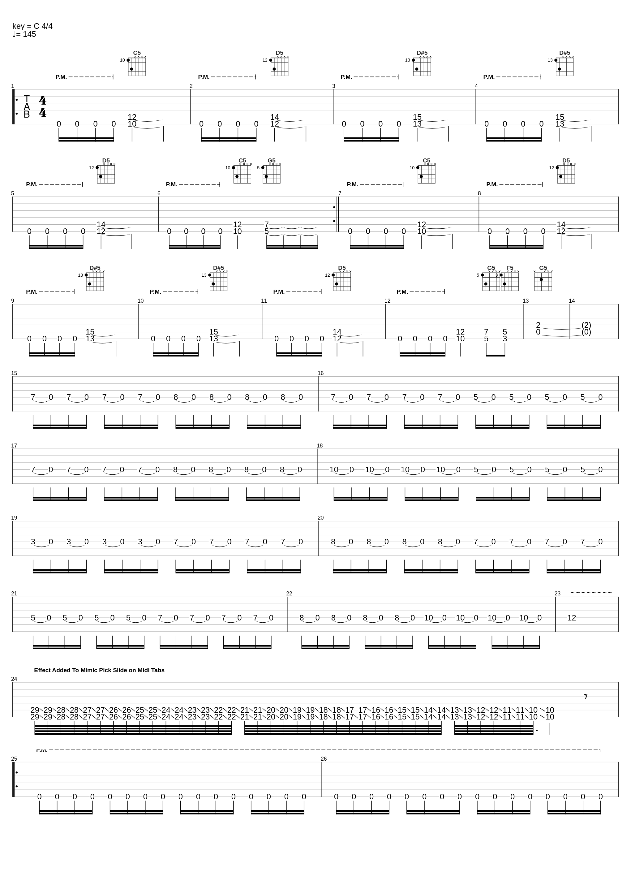 [C Minor - Minor Scale] metaldramakid - Untitled Instrumental Metal Demo Track_Metaldramakid_1
