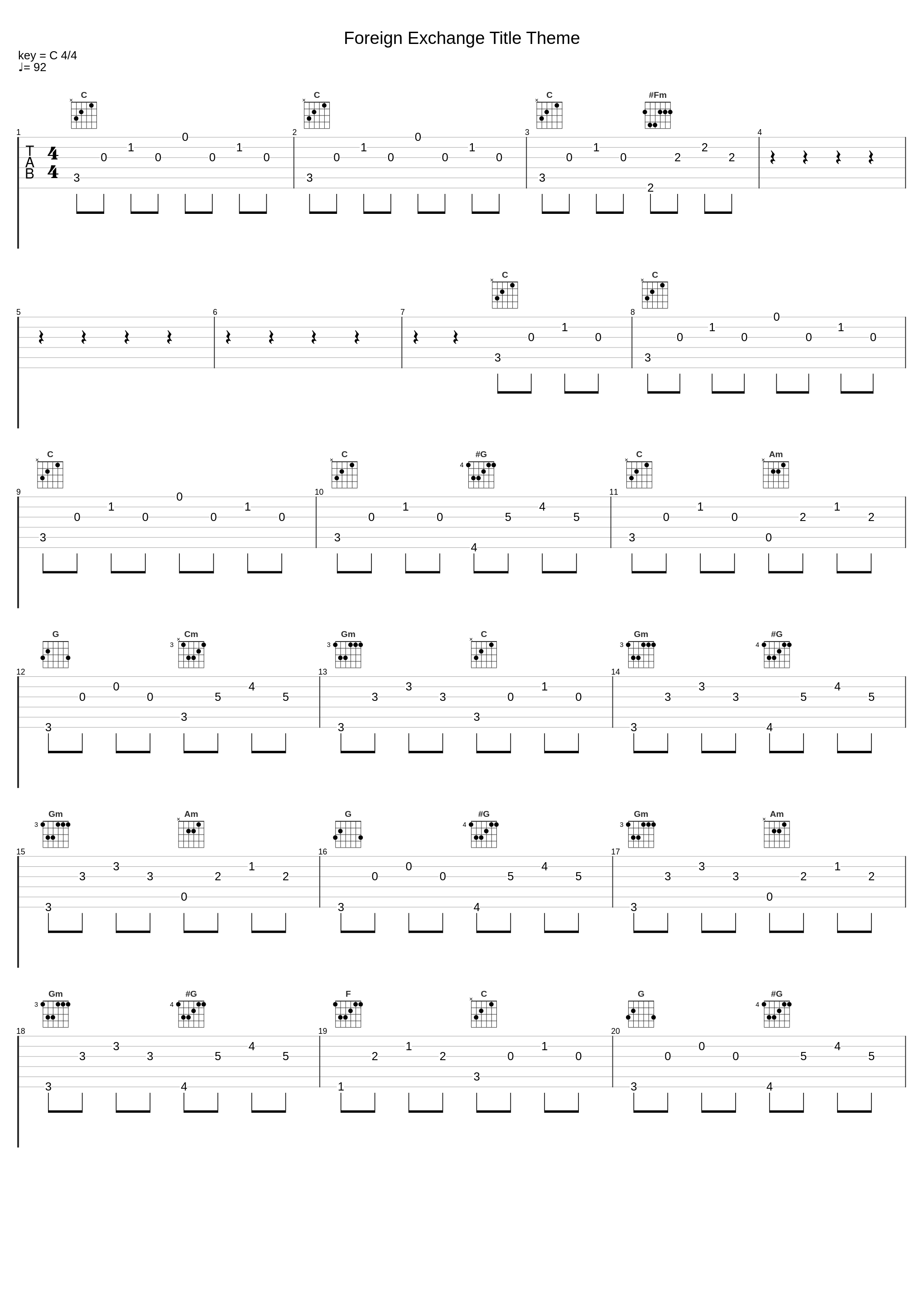 Foreign Exchange Title Theme_The Foreign Exchange_1