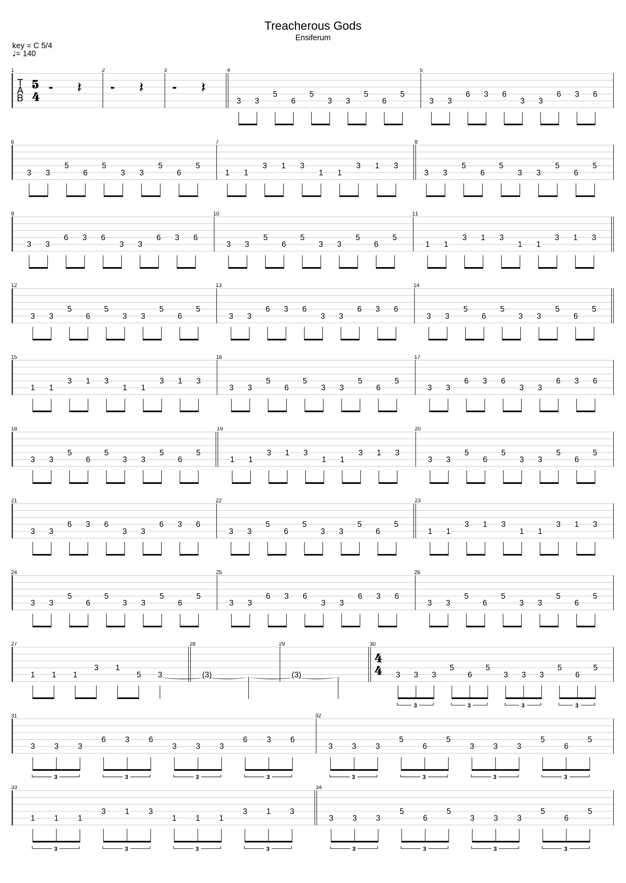 Treacherous Gods_Ensiferum_1
