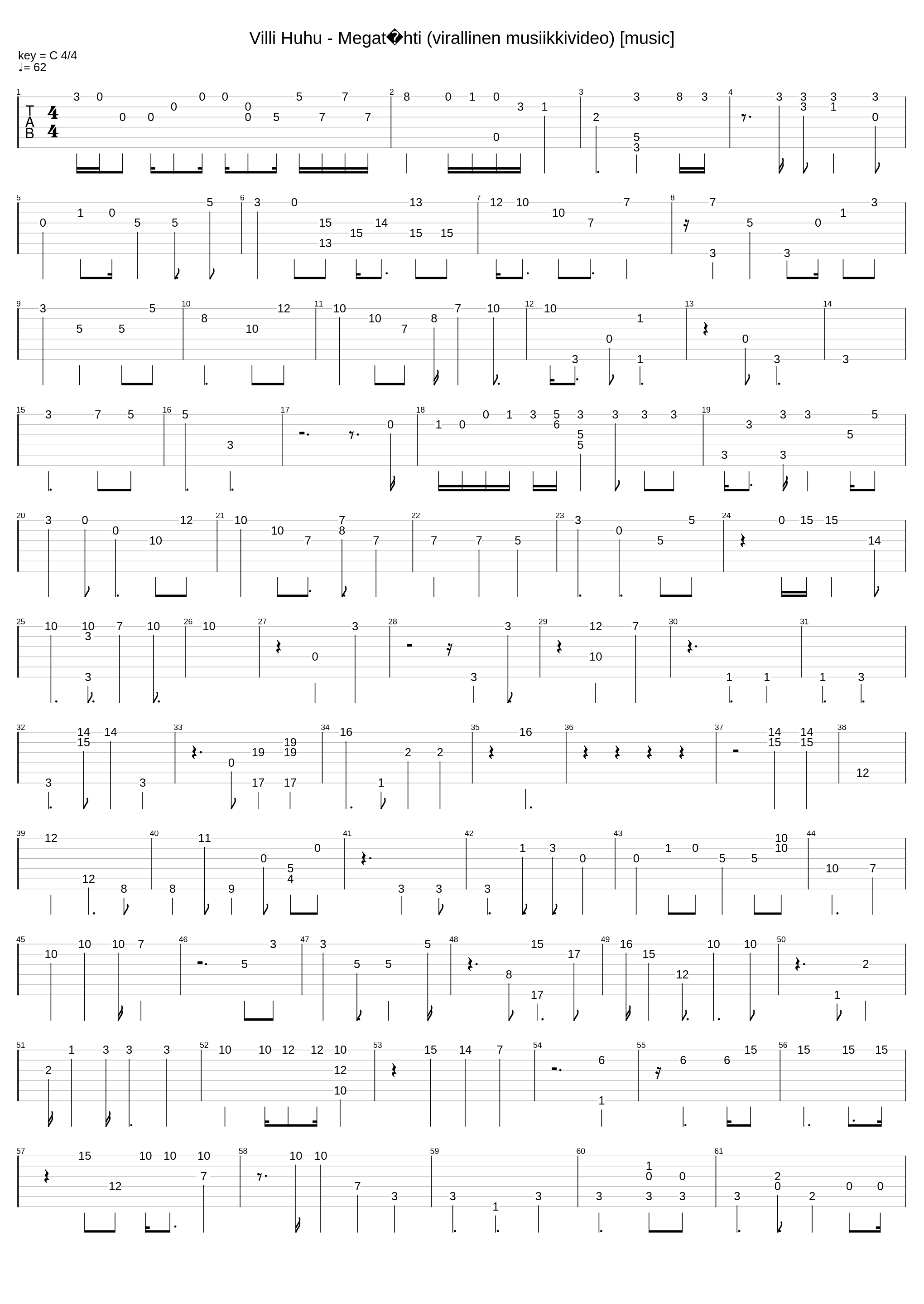 Megatähti_Villi Huhu_1