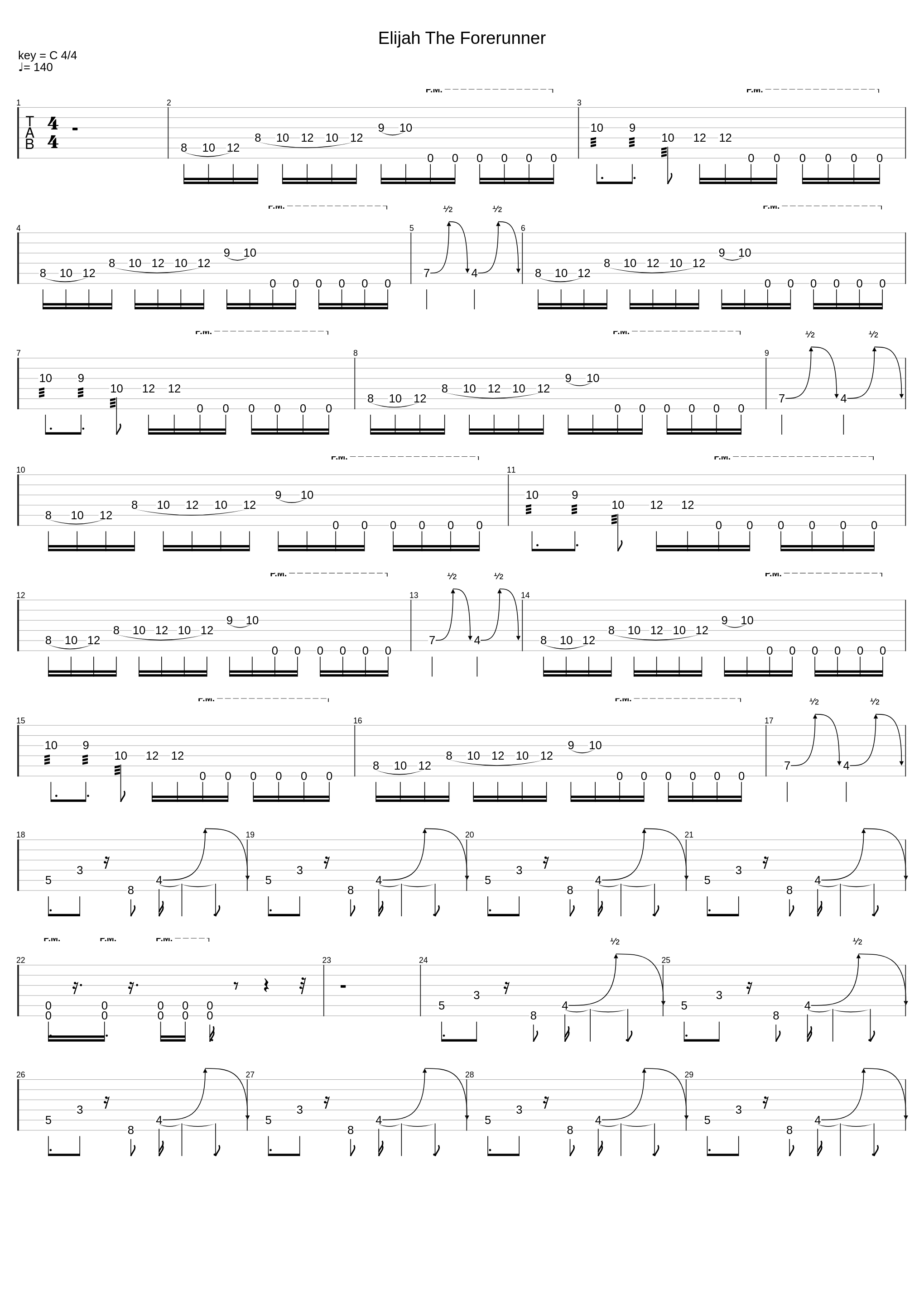 Elijah The Forerunner (DROP G#)_For Today_1