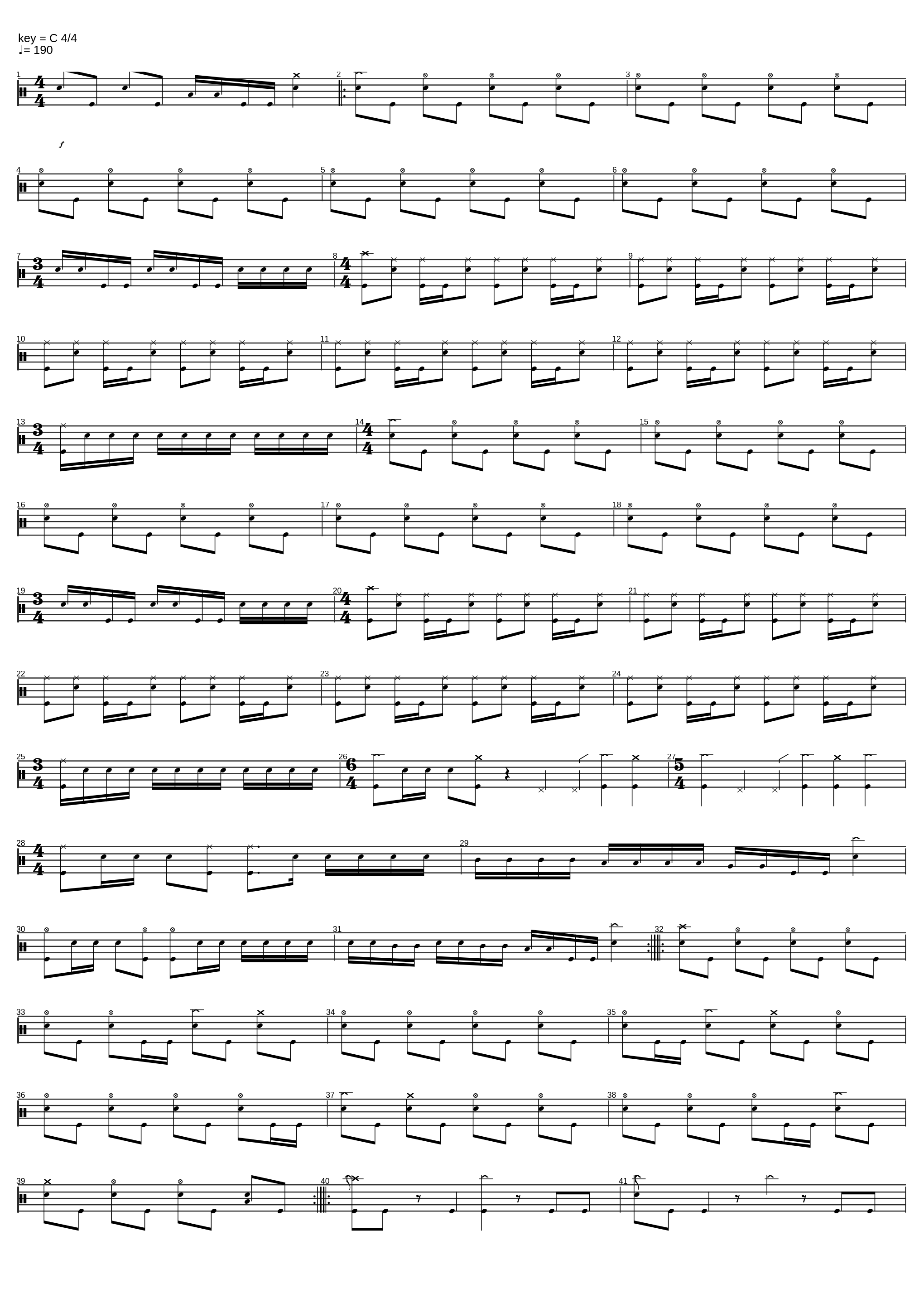 Pablo Escobar drum transcription_Exosphere_1