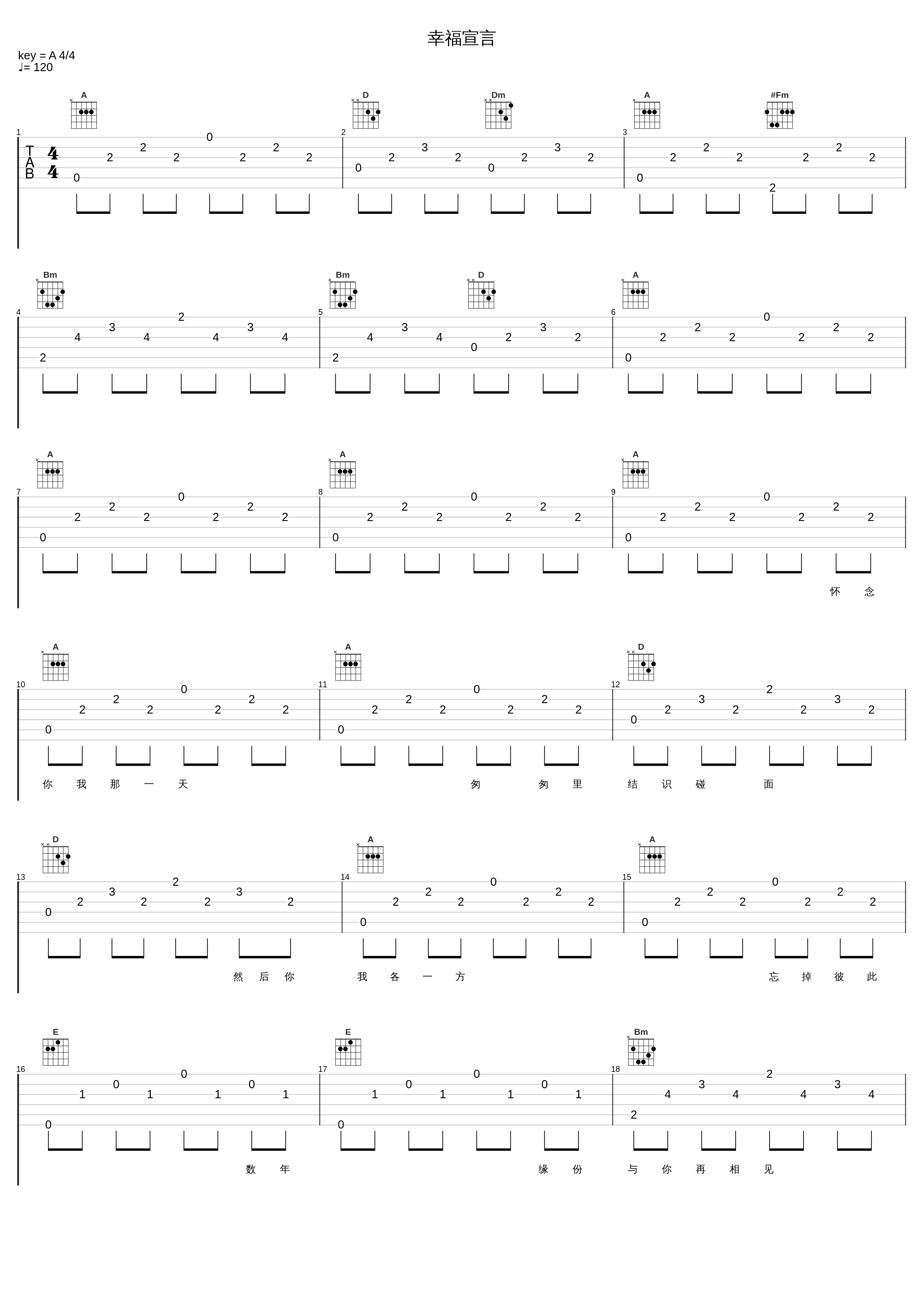 幸福宣言_张学友_1