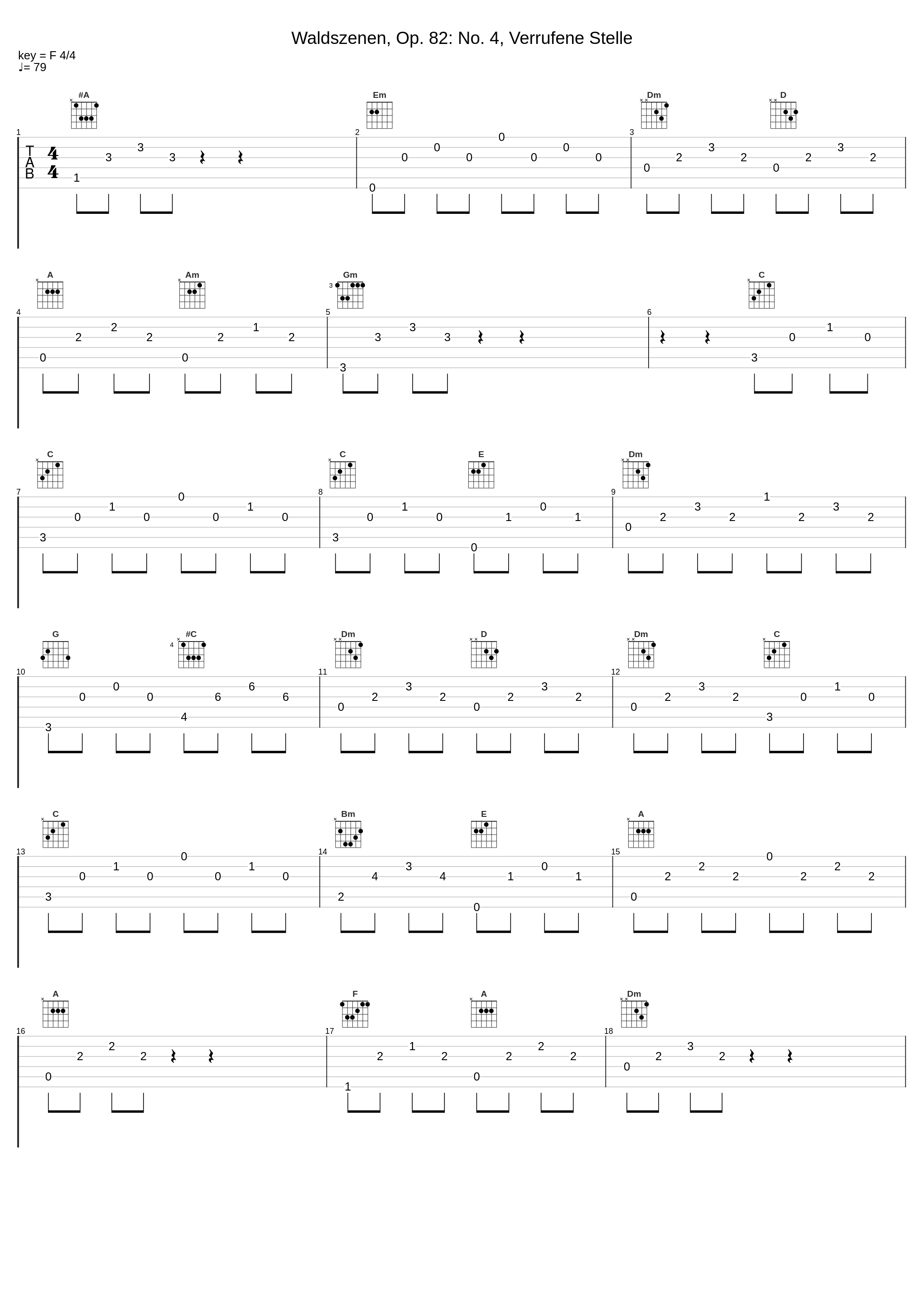 Waldszenen, Op. 82: No. 4, Verrufene Stelle_Thomas Wypior_1