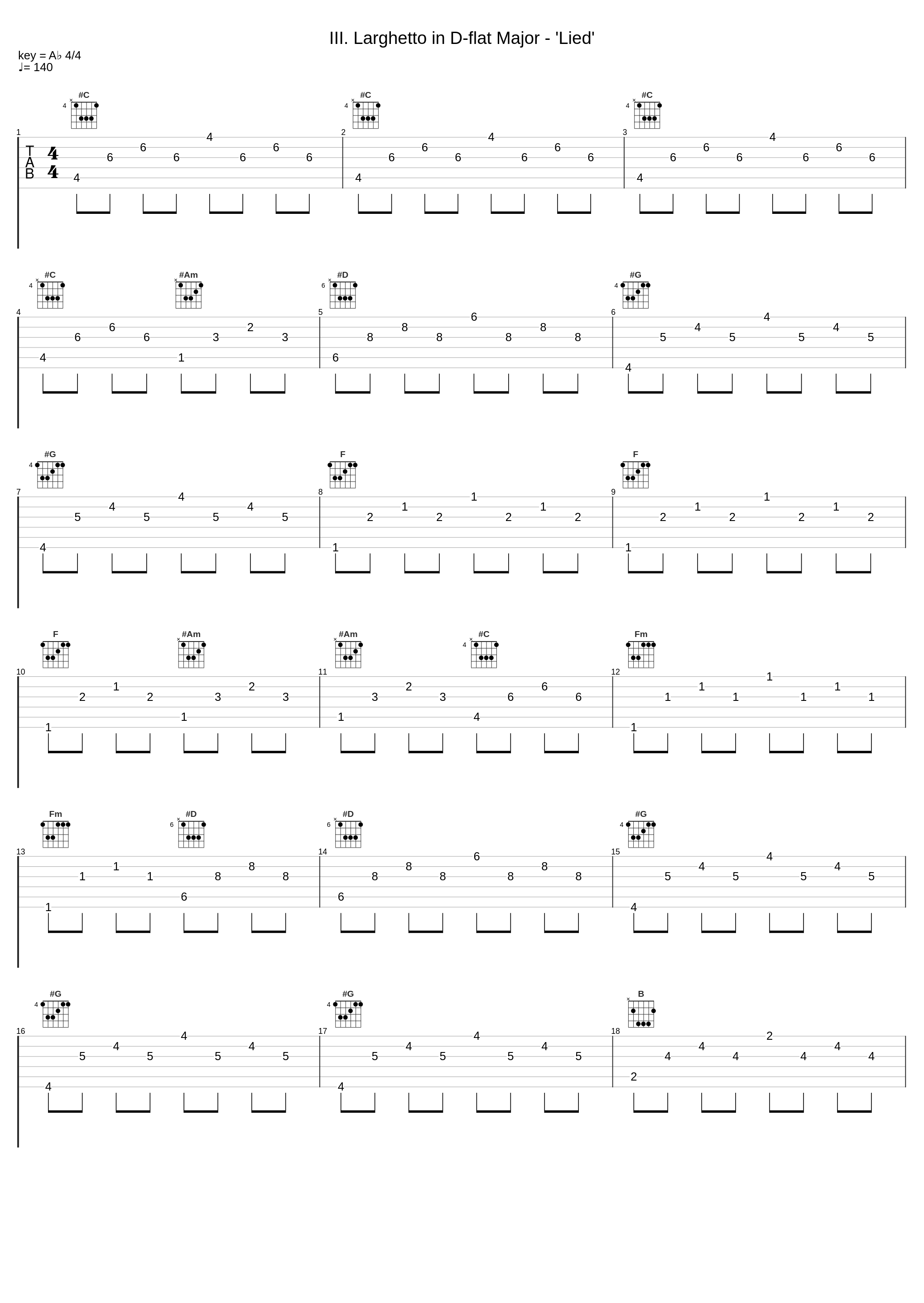 III. Larghetto in D-flat Major - 'Lied'_Albert Lau_1