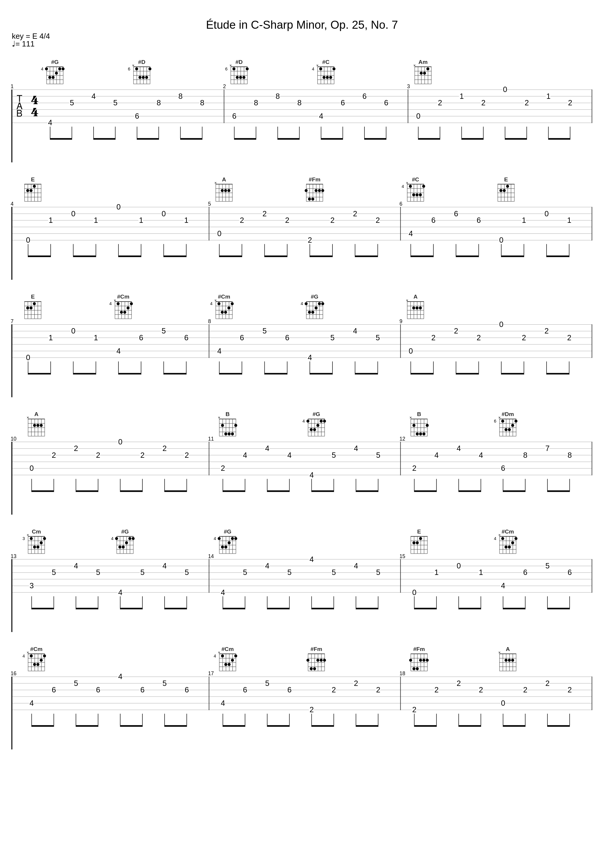 Étude in C-Sharp Minor, Op. 25, No. 7_Lazar Berman,Frédéric Chopin_1