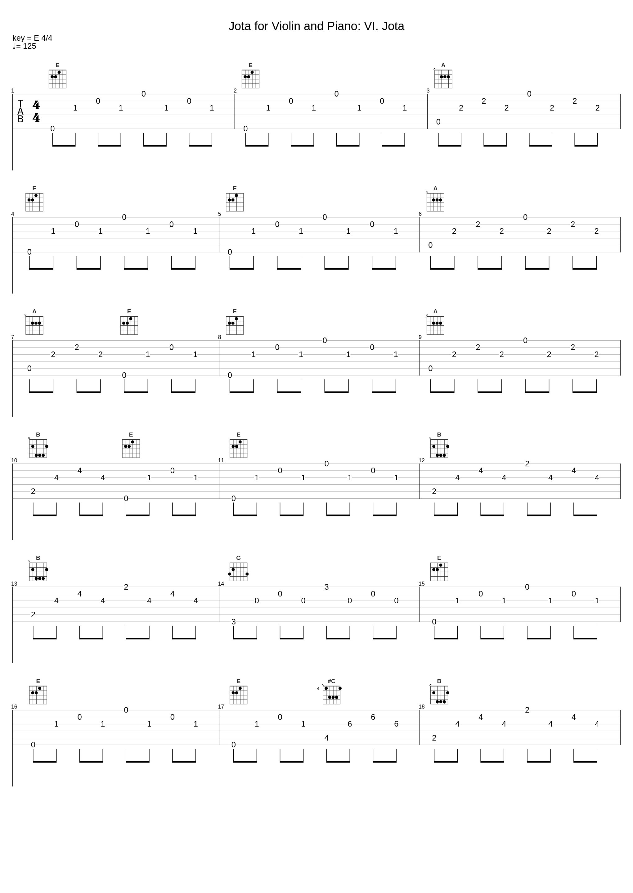 Jota for Violin and Piano: VI. Jota_Josef Suk,Josef Hála_1