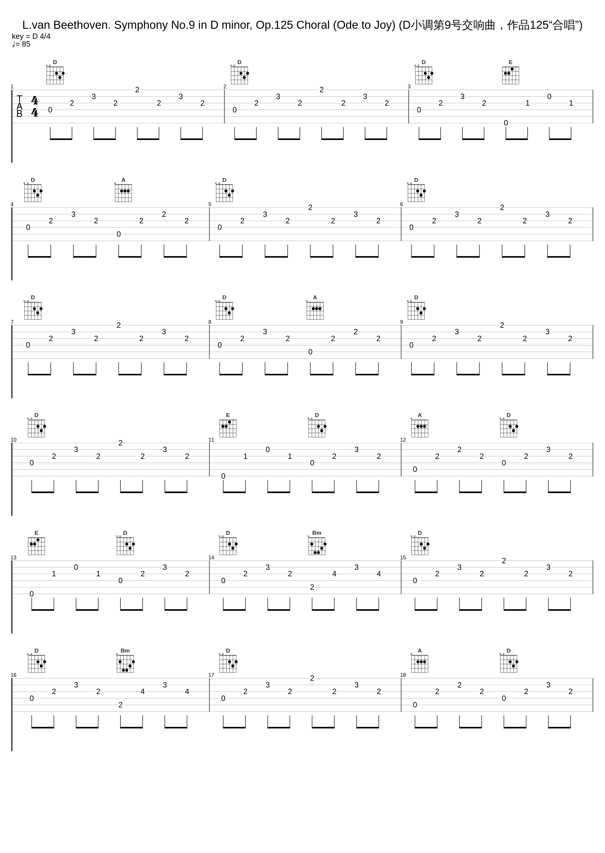 L.van Beethoven. Symphony No.9 in D minor, Op.125 Choral (Ode to Joy) (D小调第9号交响曲，作品125“合唱”)_Orchestra Of The Golden Light,Ludwig van Beethoven_1