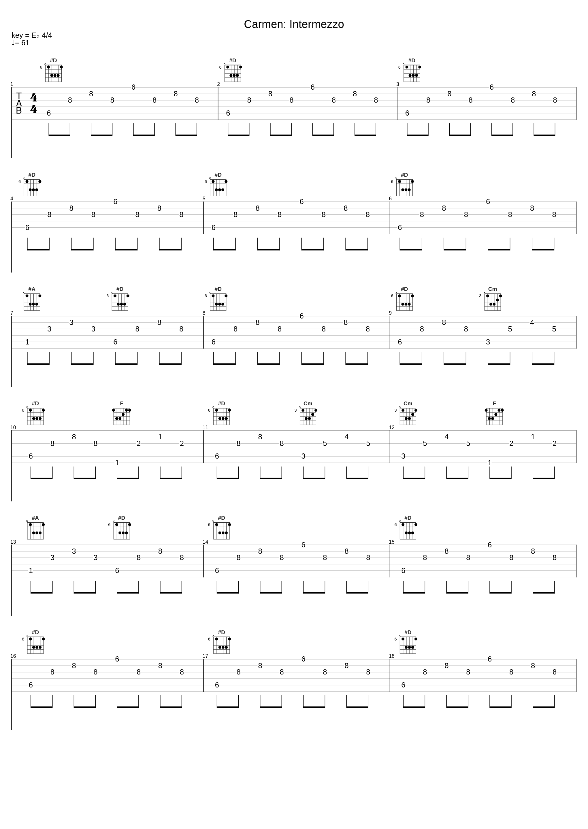 Carmen: Intermezzo_Georges Bizet,Orkiestra Filharmonii Szczecińskiej Zygmunt Rychert_1