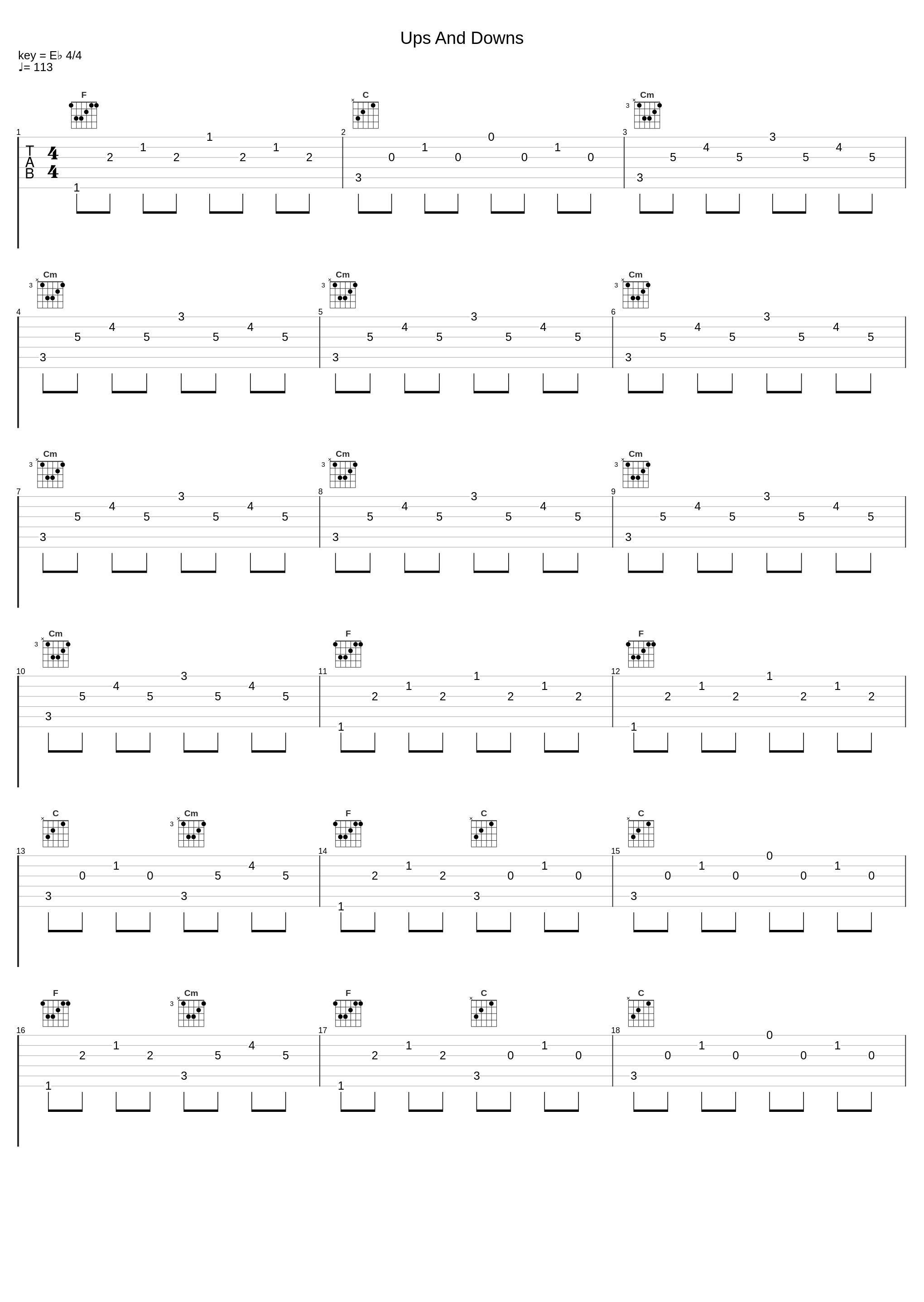 Ups And Downs_Sam Lewis_1