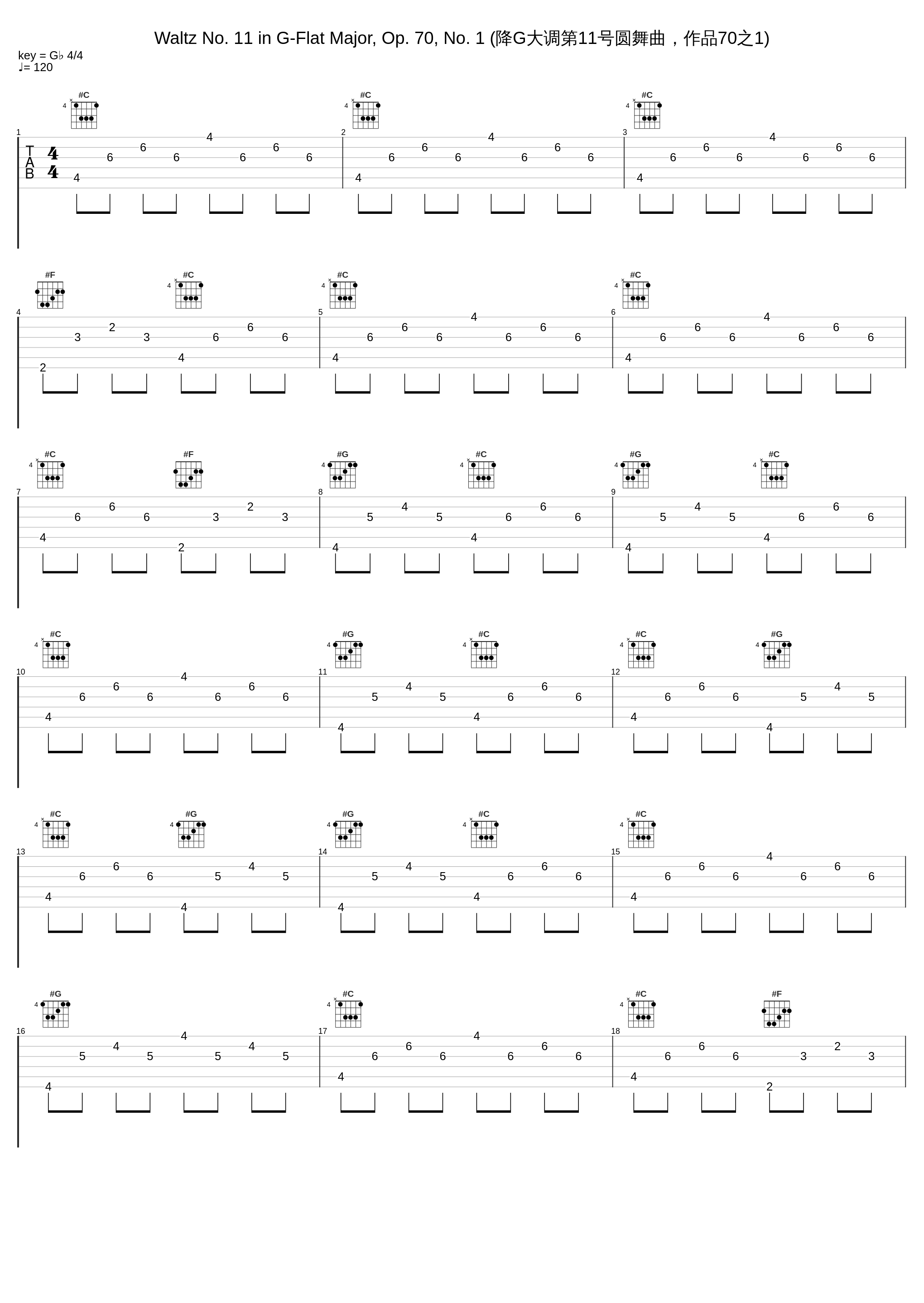 Waltz No. 11 in G-Flat Major, Op. 70, No. 1 (降G大调第11号圆舞曲，作品70之1)_Witold Malcuzynski,Frédéric Chopin_1