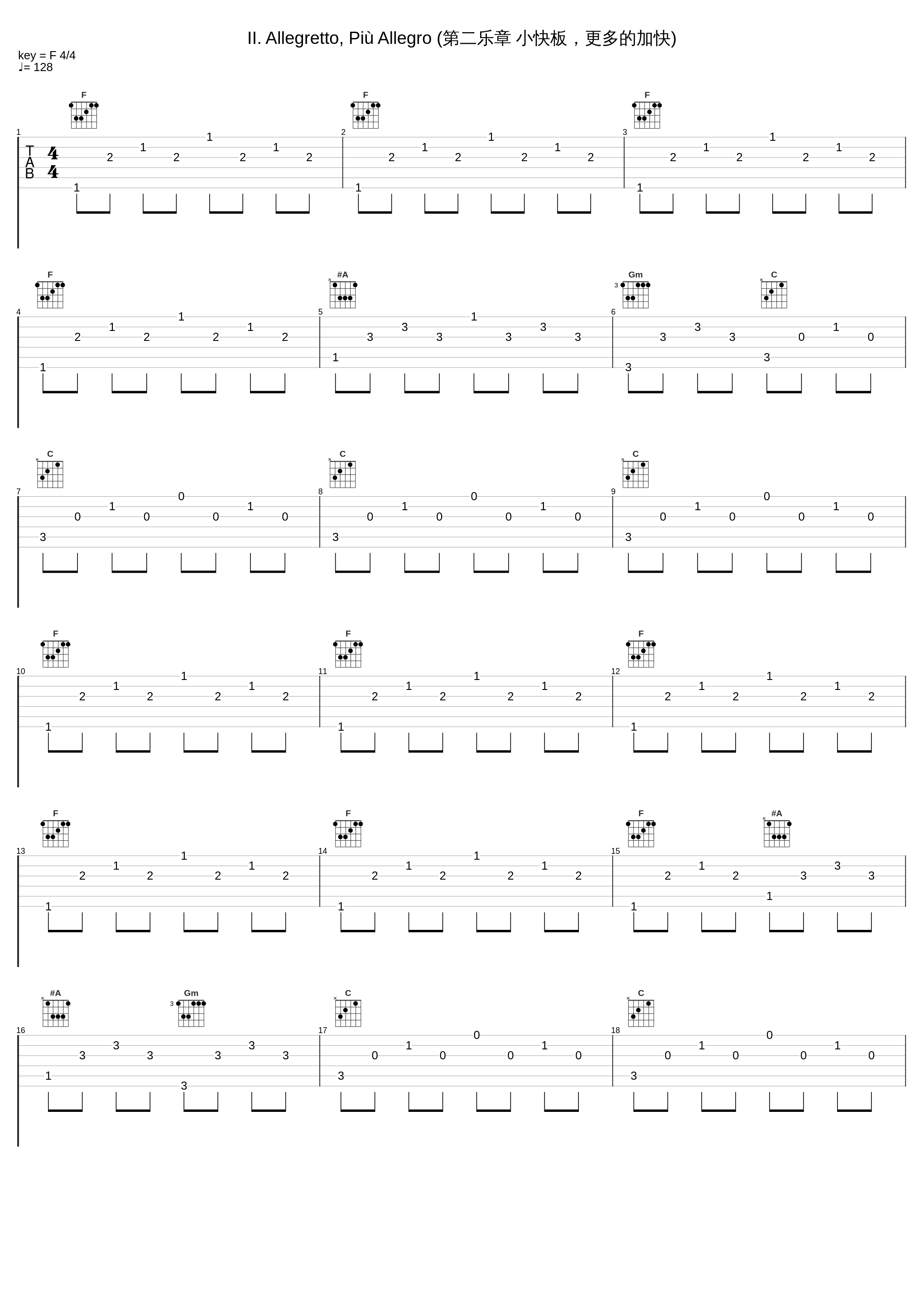 II. Allegretto, Più Allegro (第二乐章 小快板，更多的加快)_Craig Sheppard_1