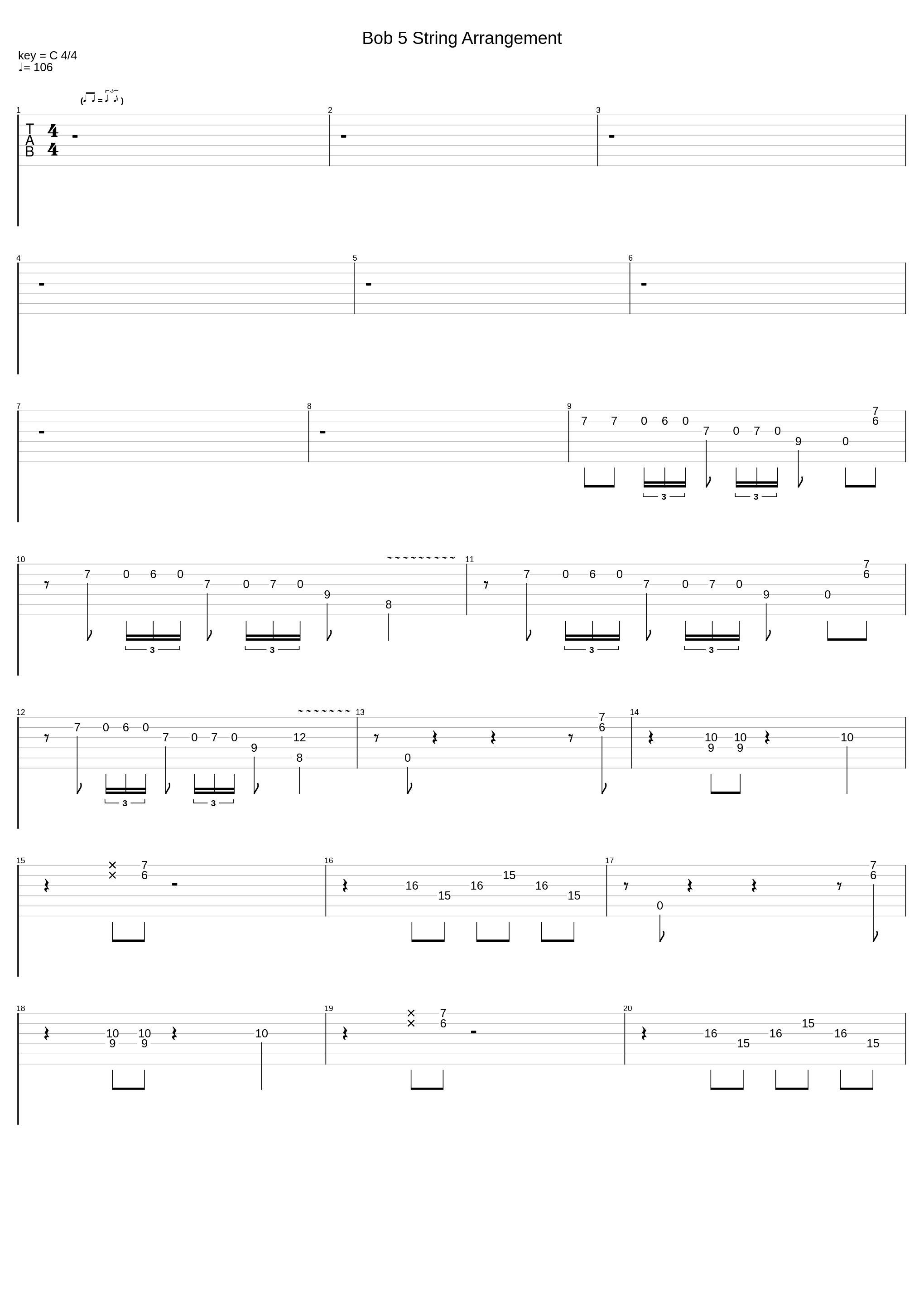 Bob 5 String Arrangement_Primus_1