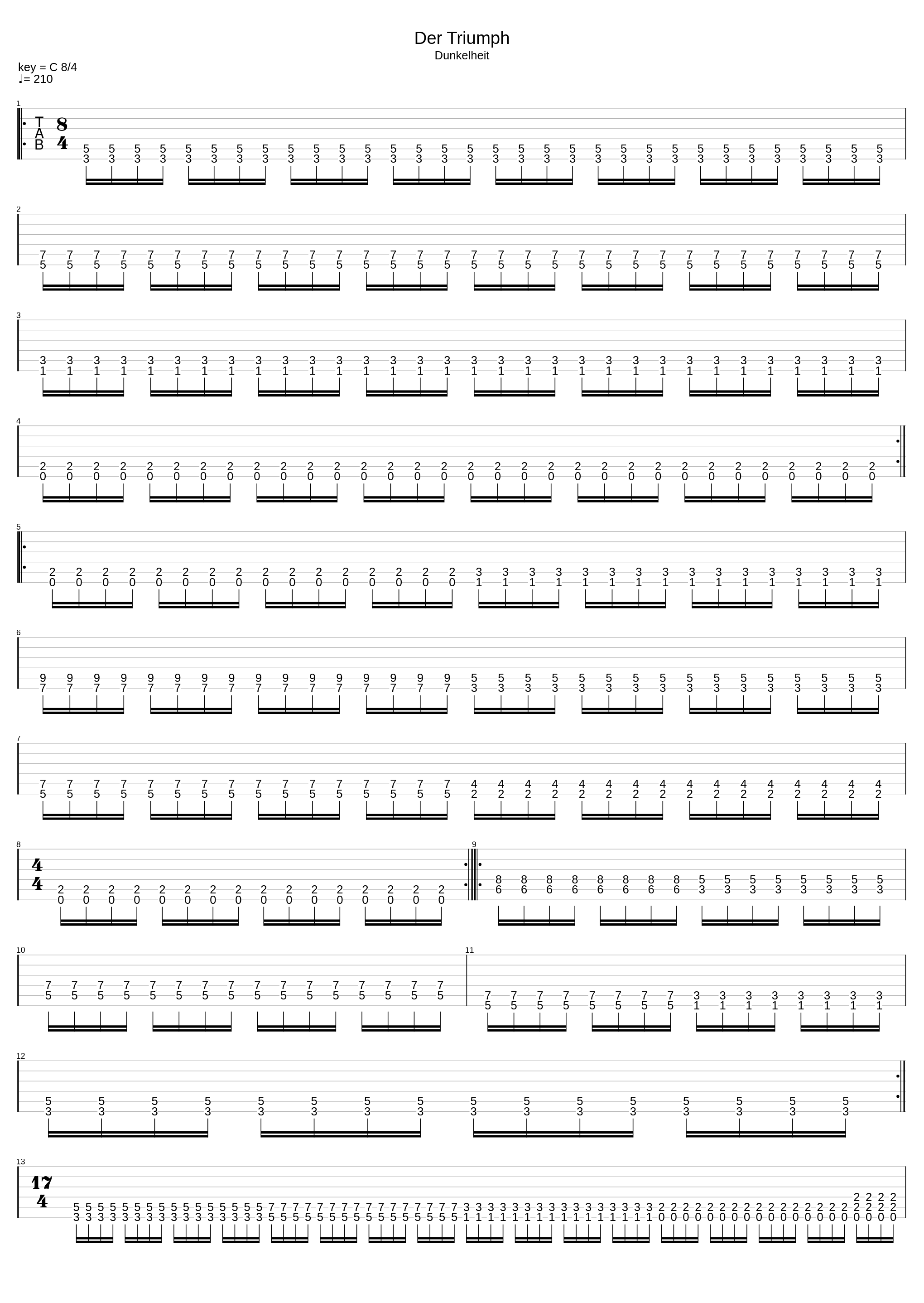 Der Triumph_Post Mortem_1