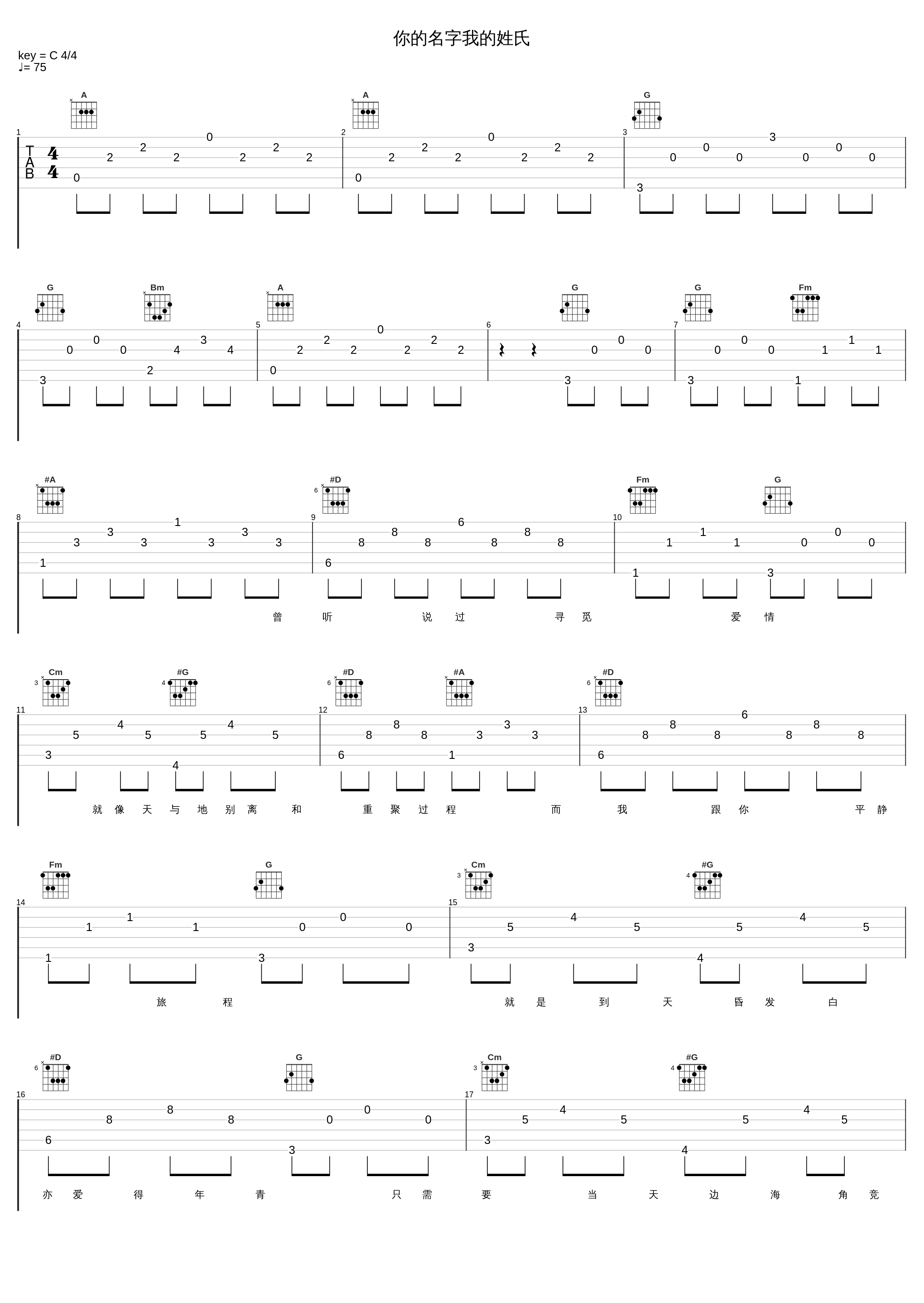 你的名字我的姓氏_张学友_1