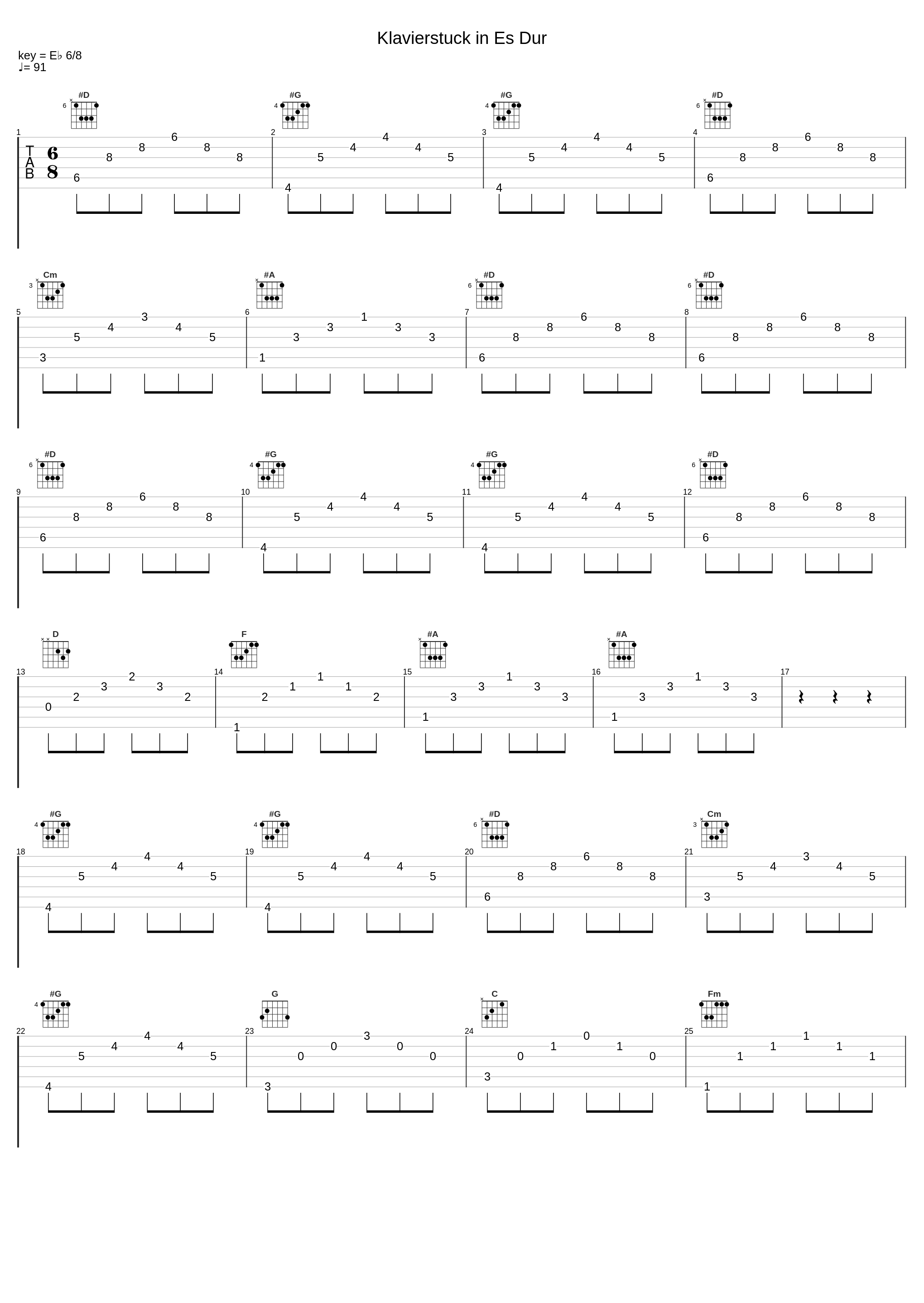 Klavierstuck in Es Dur_Anton Bruckner_1