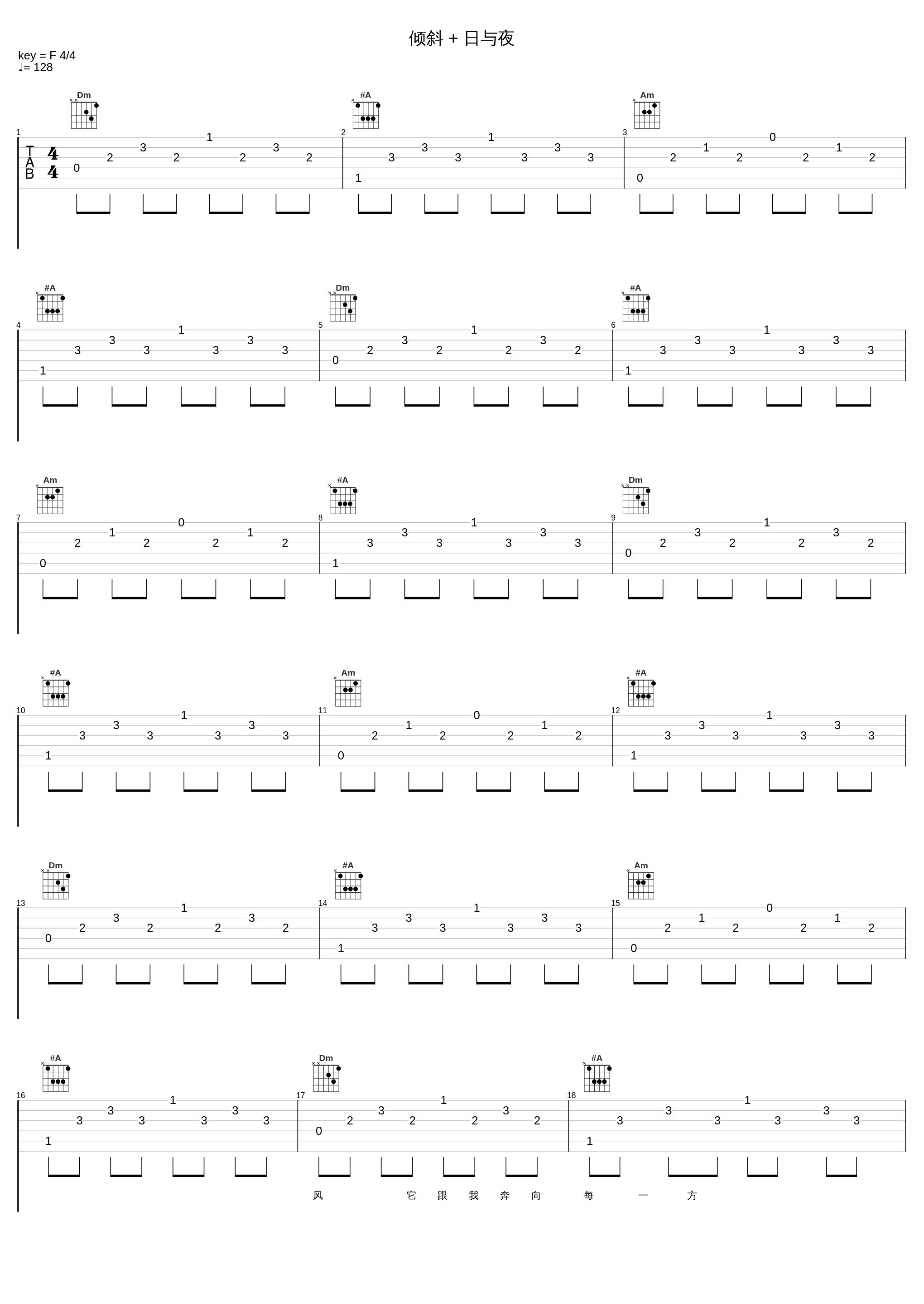 倾斜 + 日与夜_林忆莲,张学友_1