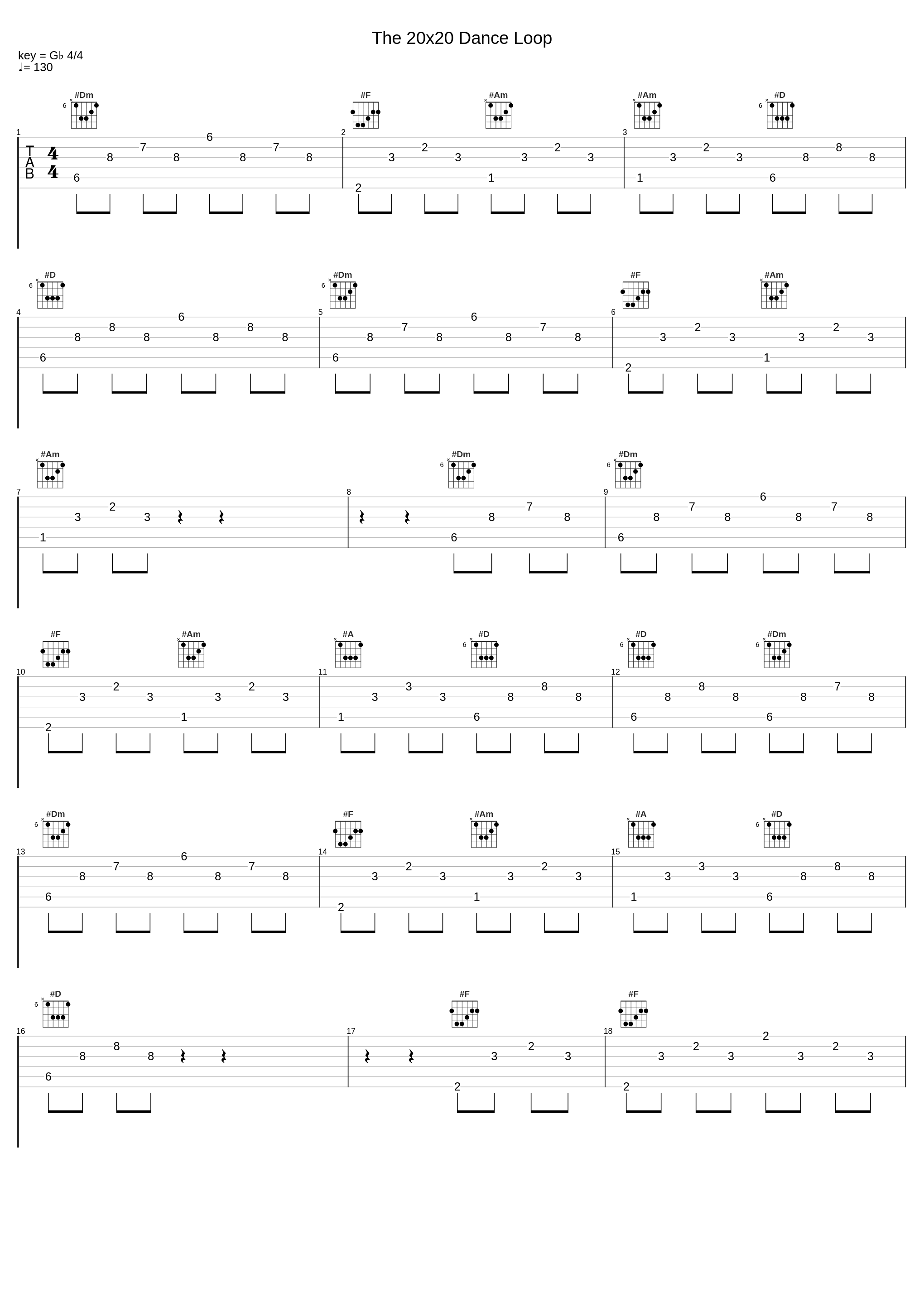 The 20x20 Dance Loop_韦唯_1