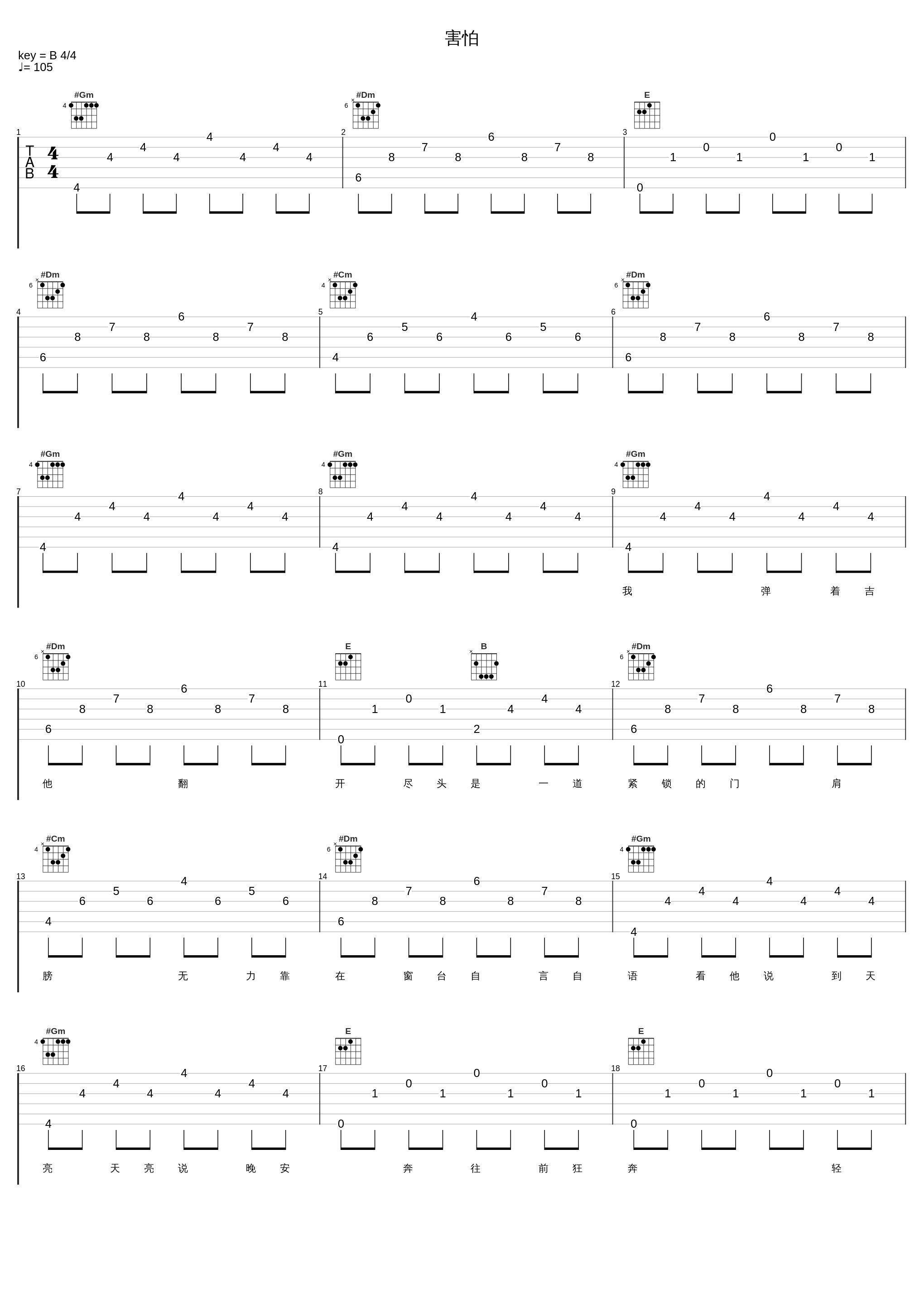 害怕_带泪的鱼(戴丽丽)_1