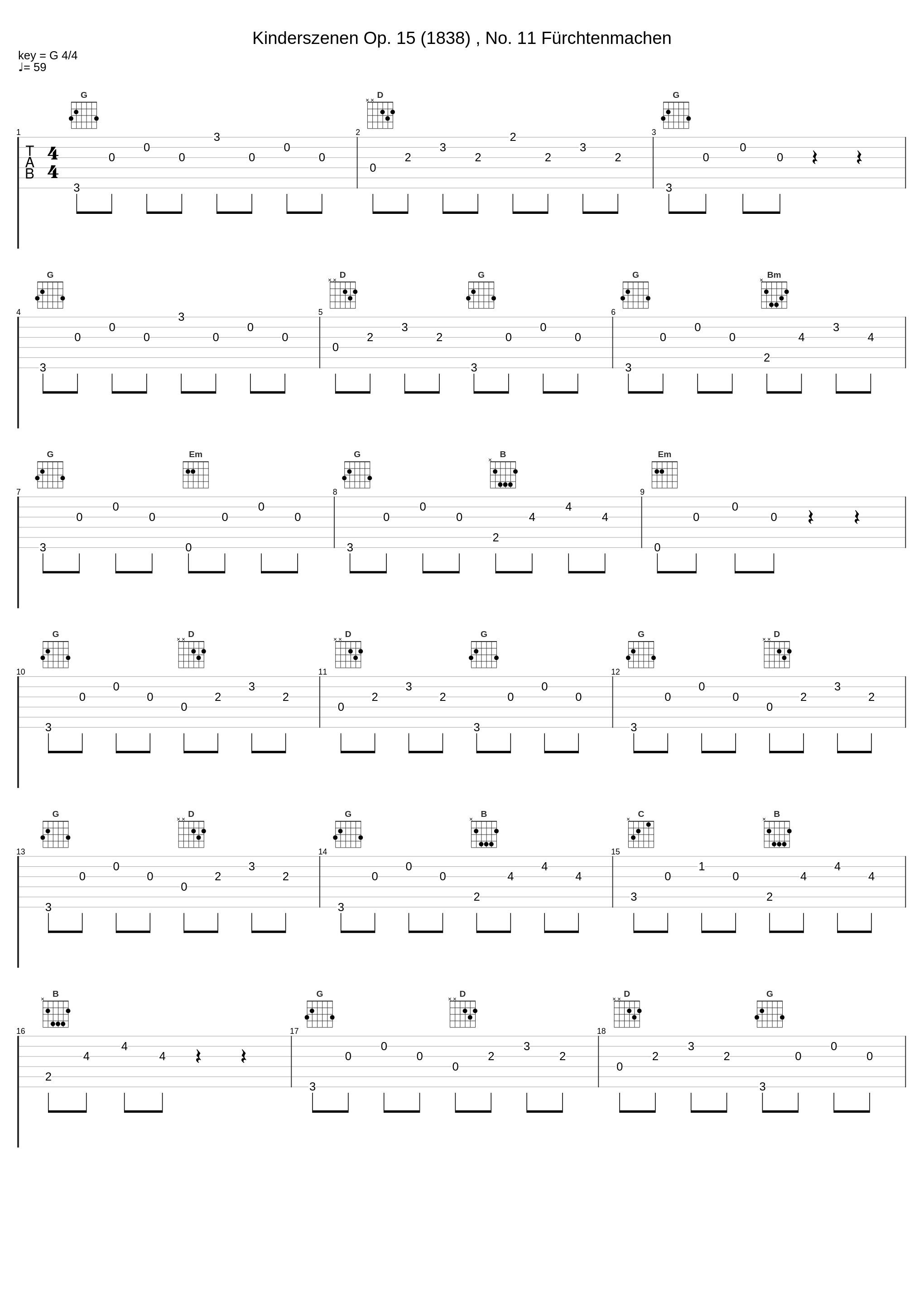 Kinderszenen Op. 15 (1838) , No. 11 Fürchtenmachen_Marco Mantovani,Robert Schumann_1