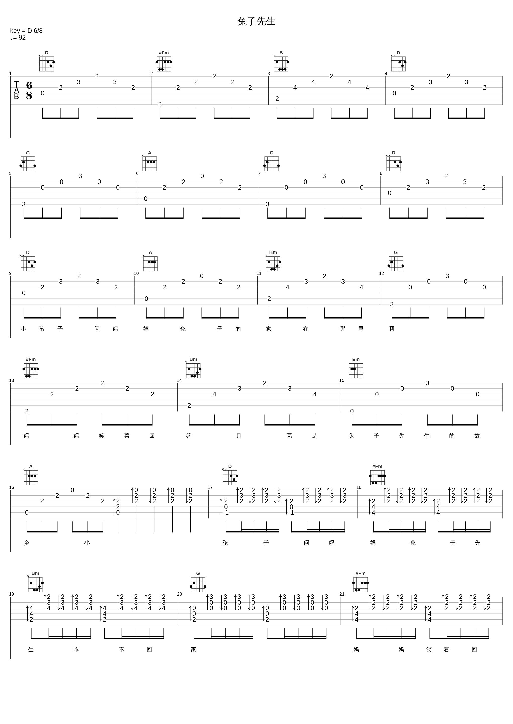 兔子先生_排骨教主,五月_1