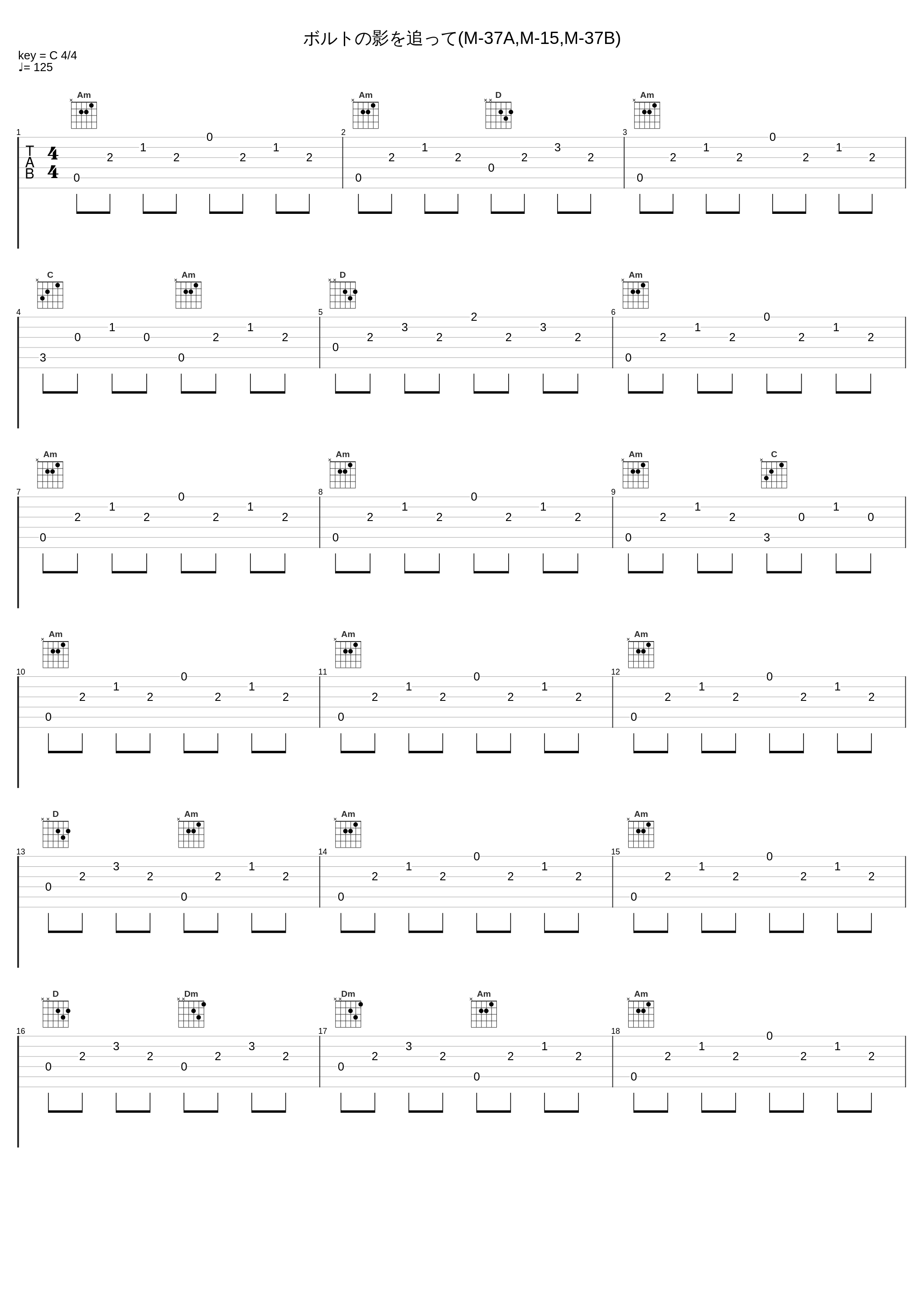 ボルトの影を追って(M-37A,M-15,M-37B)_矢野立美_1